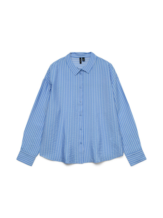 Vmkaja Ls Shirt Wvn (Vista Blue)