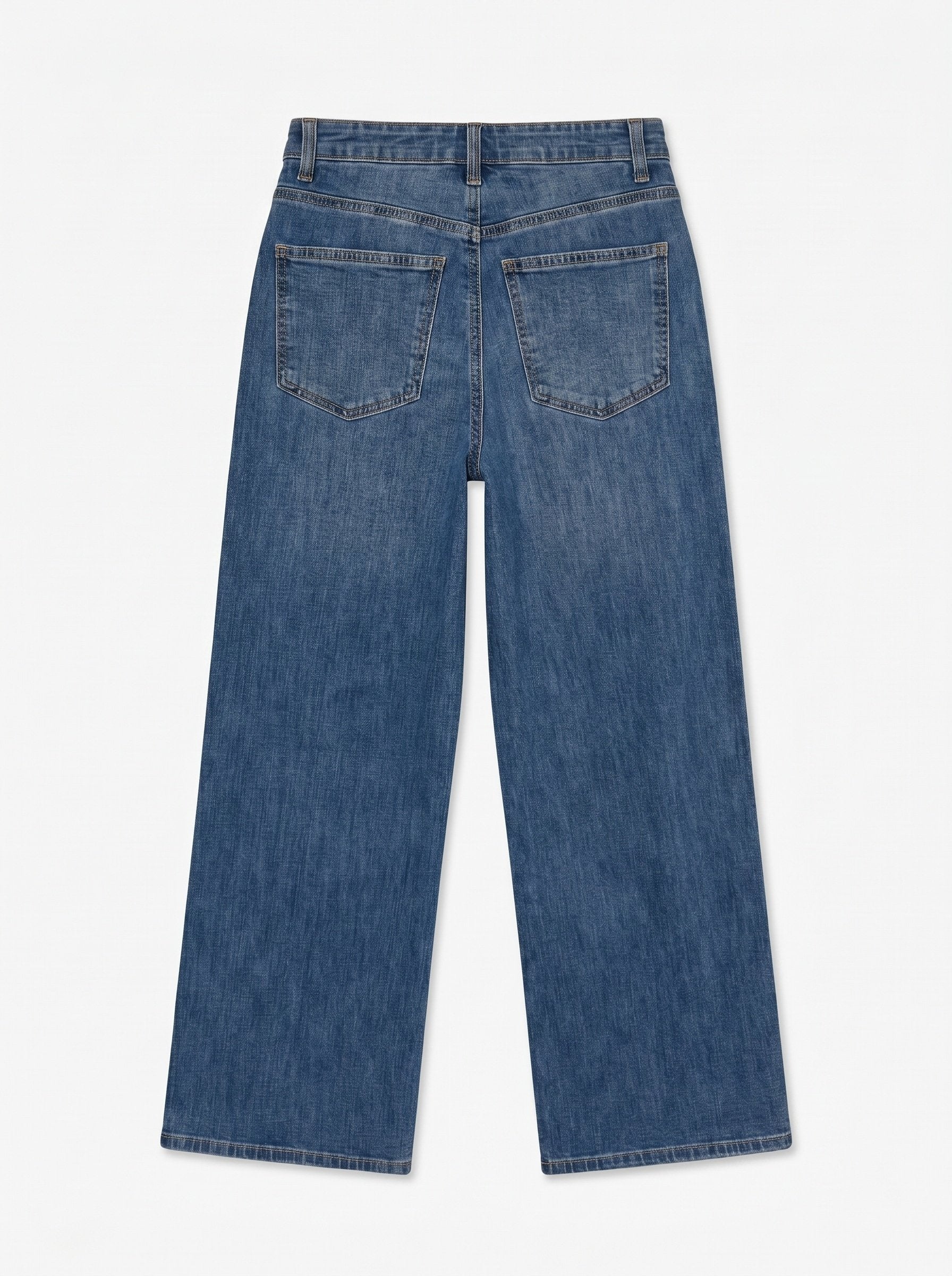 Vmolivia Stretch Hr Wide Jns Li3182 Noos (Medium Blue D)