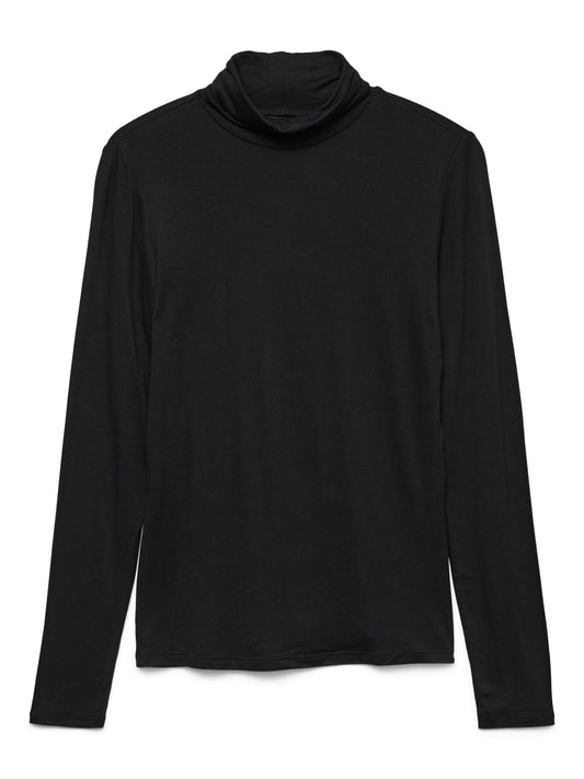 Vmalberte Ls Rollneck Top Jrs Noos (Black)