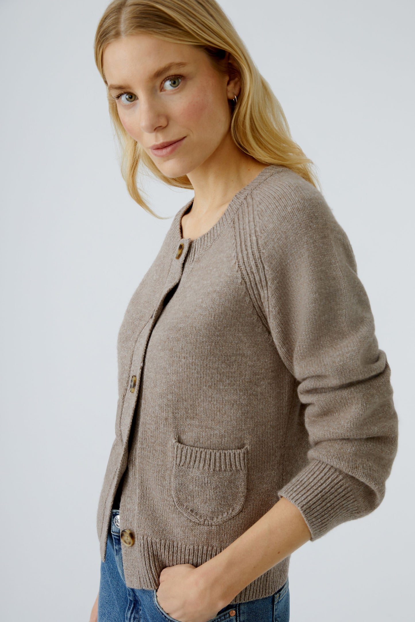 Strickjacke (Smokey Taupe)