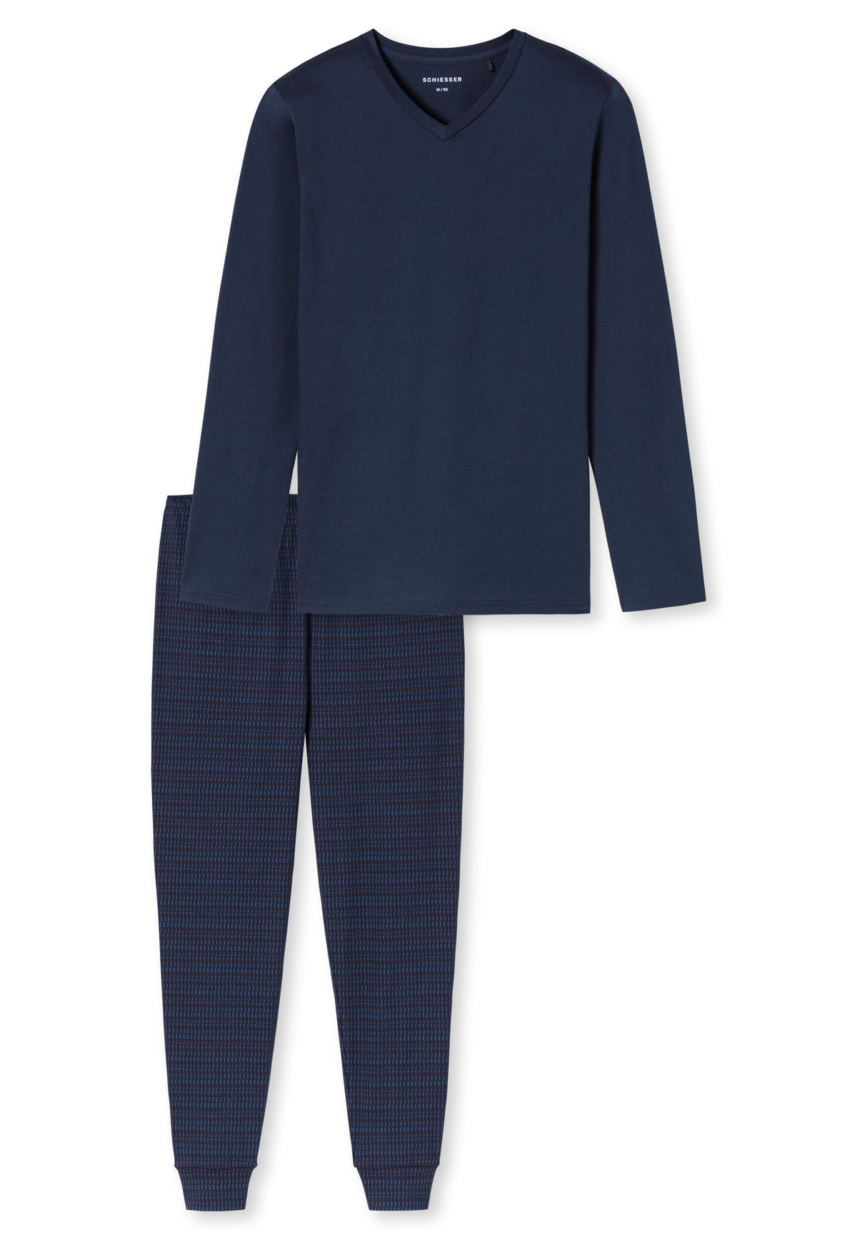 Schlafanzug lang (Deep Sea Blue)