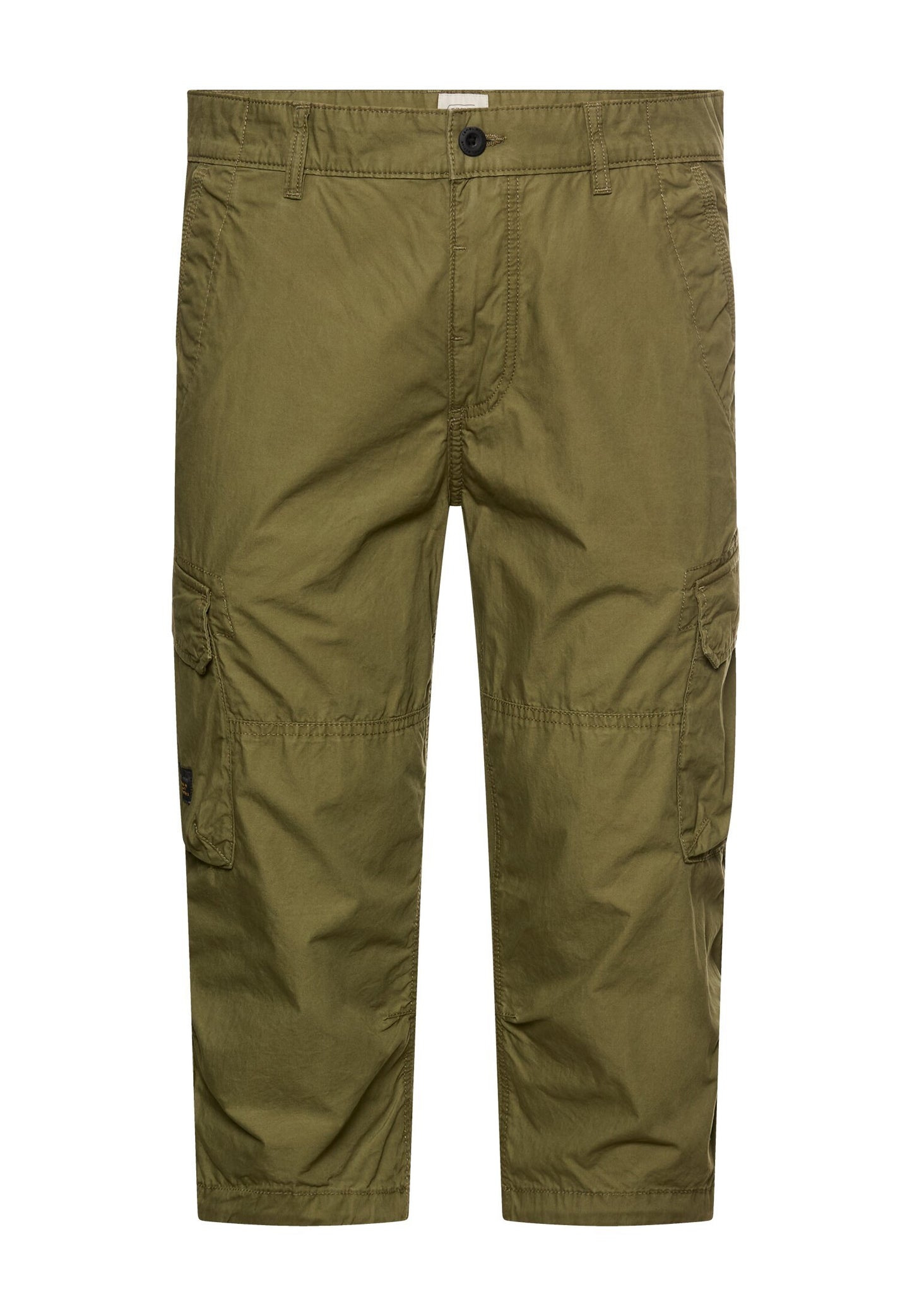 Cargo-Shorts aus reiner Baumwolle (Deep Olive)
