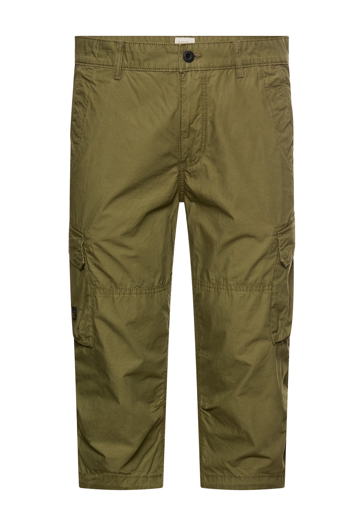 Cargo-Shorts aus reiner Baumwolle (Deep Olive)