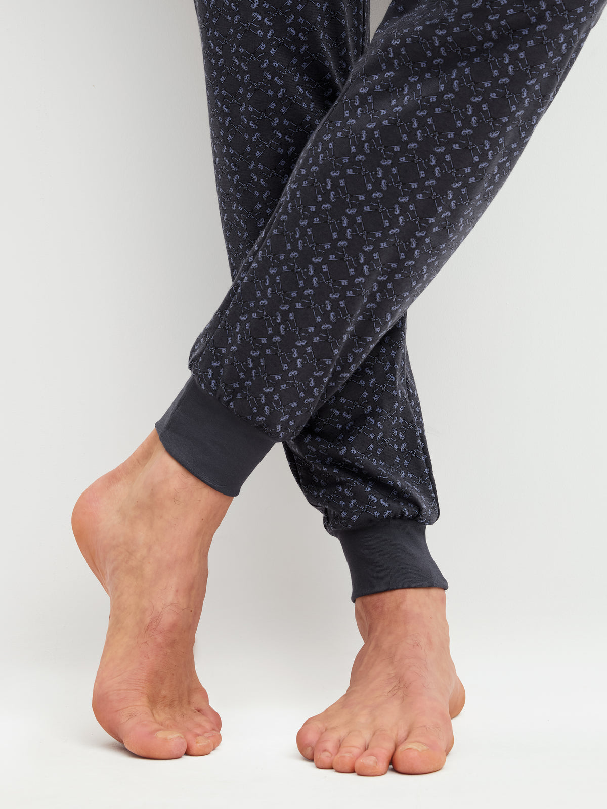 HERREN Pyjama mit Bündchen (Coastal Fjord)