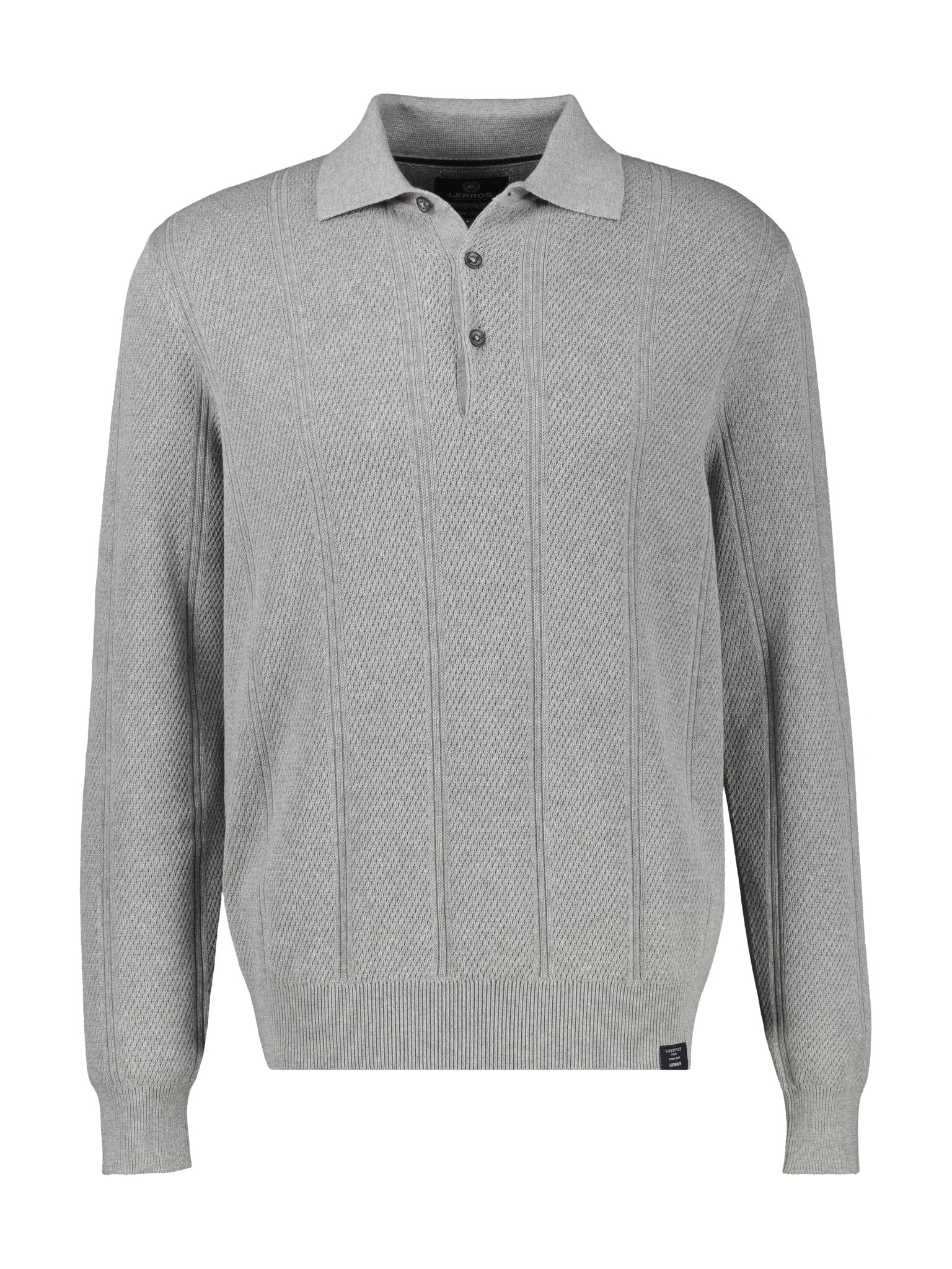 Polo-knopf Buendchen (Platinum Grey M)