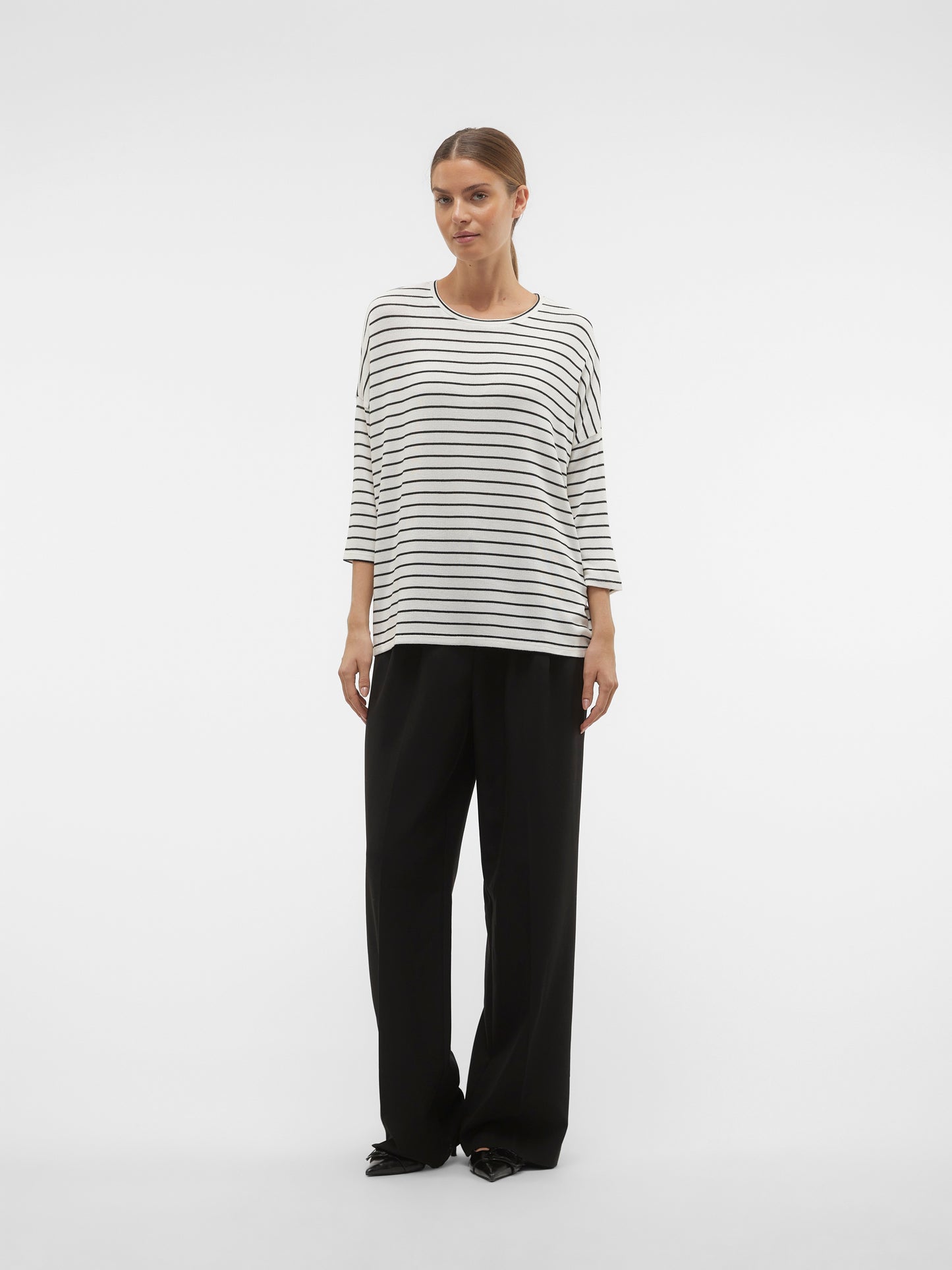 Vmbrianna 3/4 Pullover Boo Rep (Snow White)