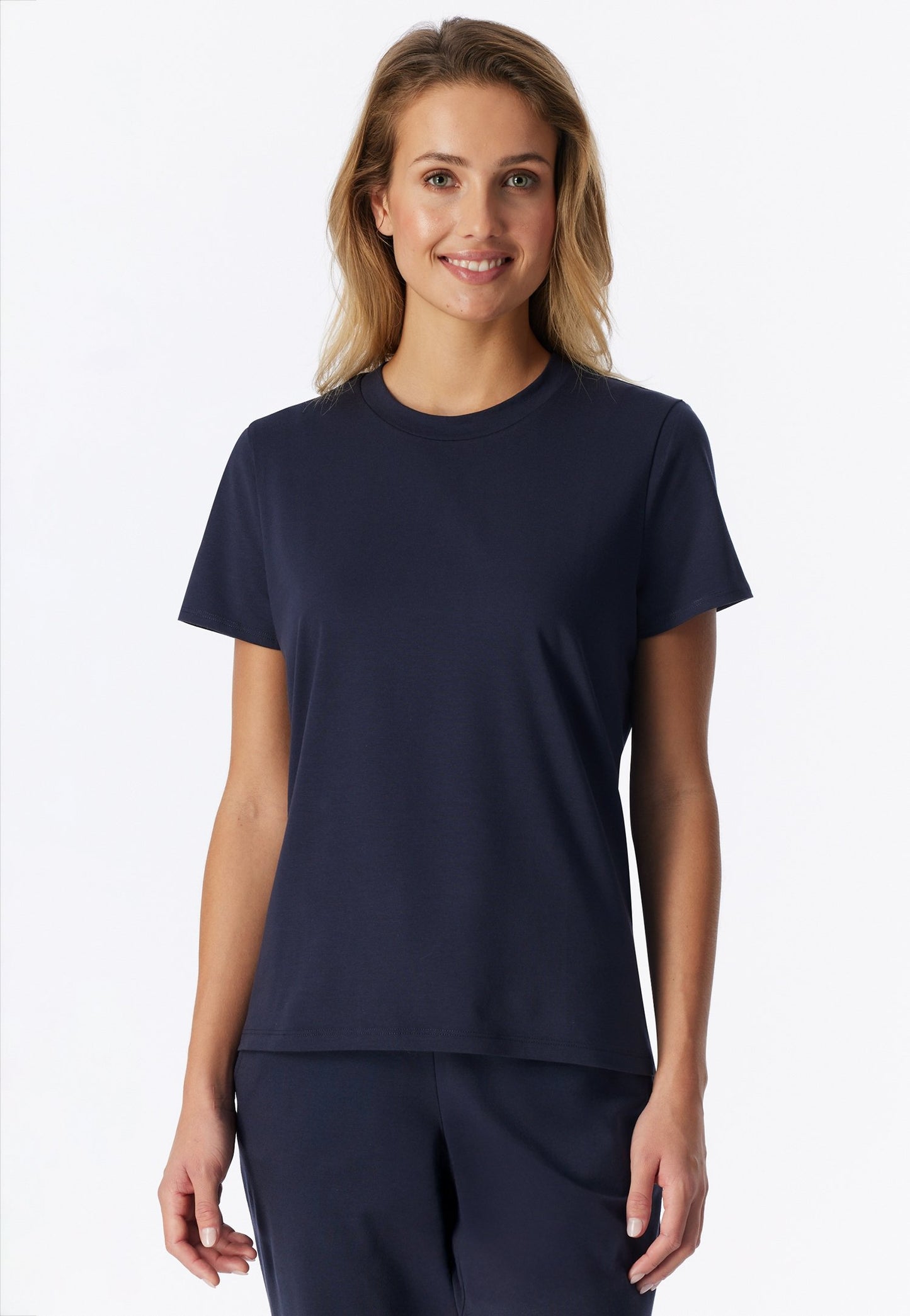 T-Shirt Rundhals (Deep Blue)