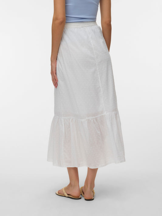 Vmtrine Mw Maxi Skirt Wvn Noos (Snow White)