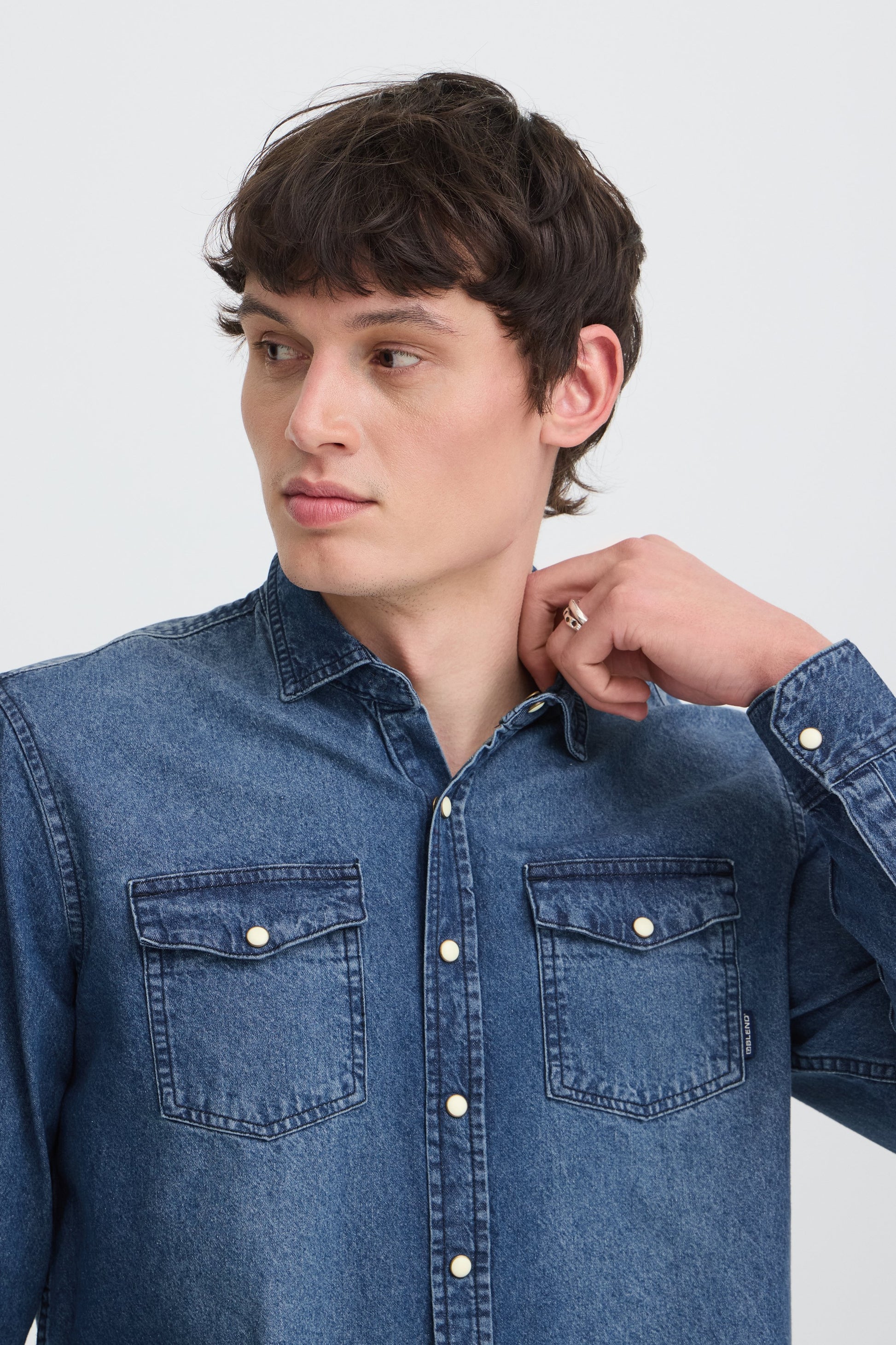 Bhdargo Denim Shirt (Denim Middle)