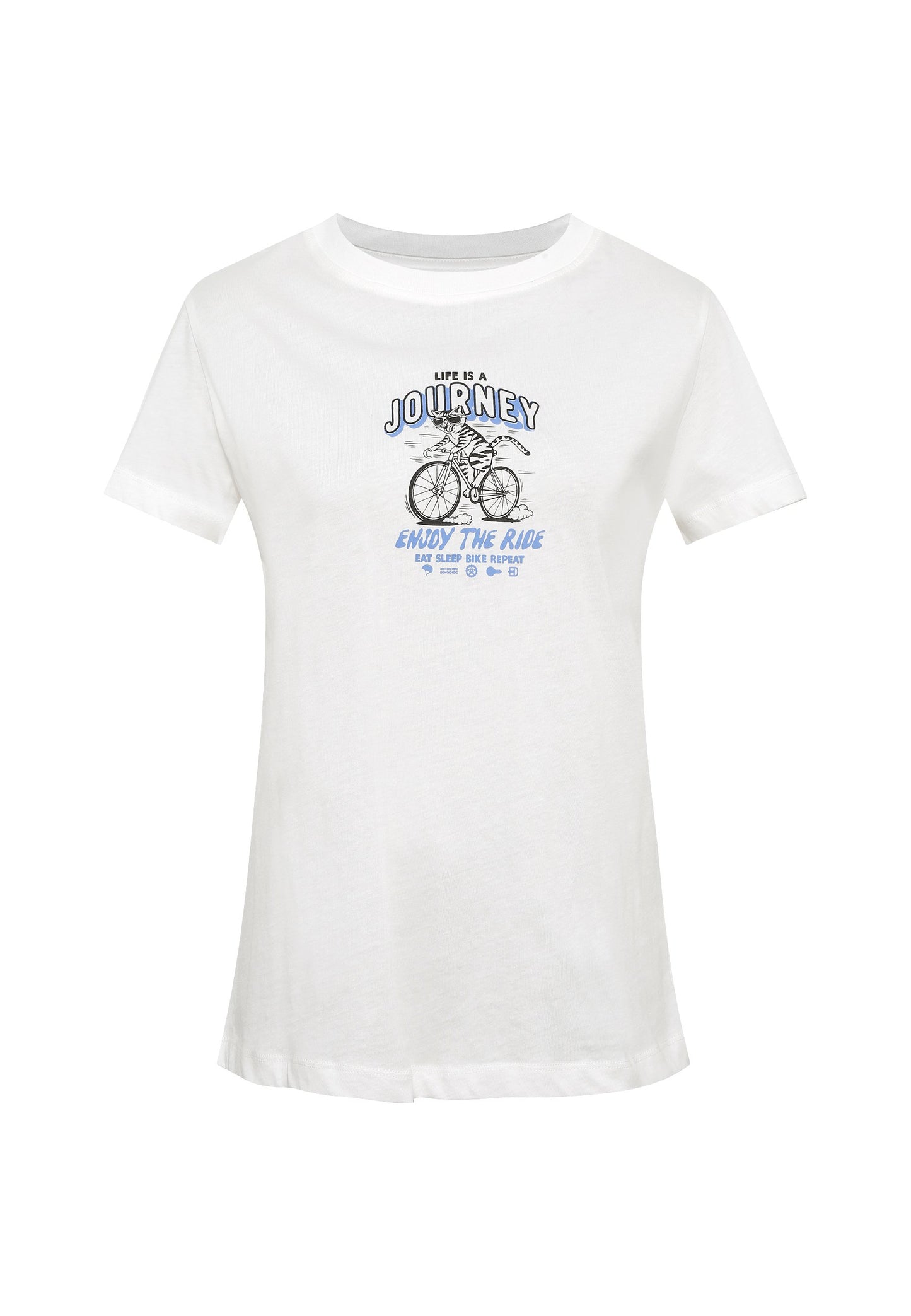 Cat Journey Tee (Antique White)