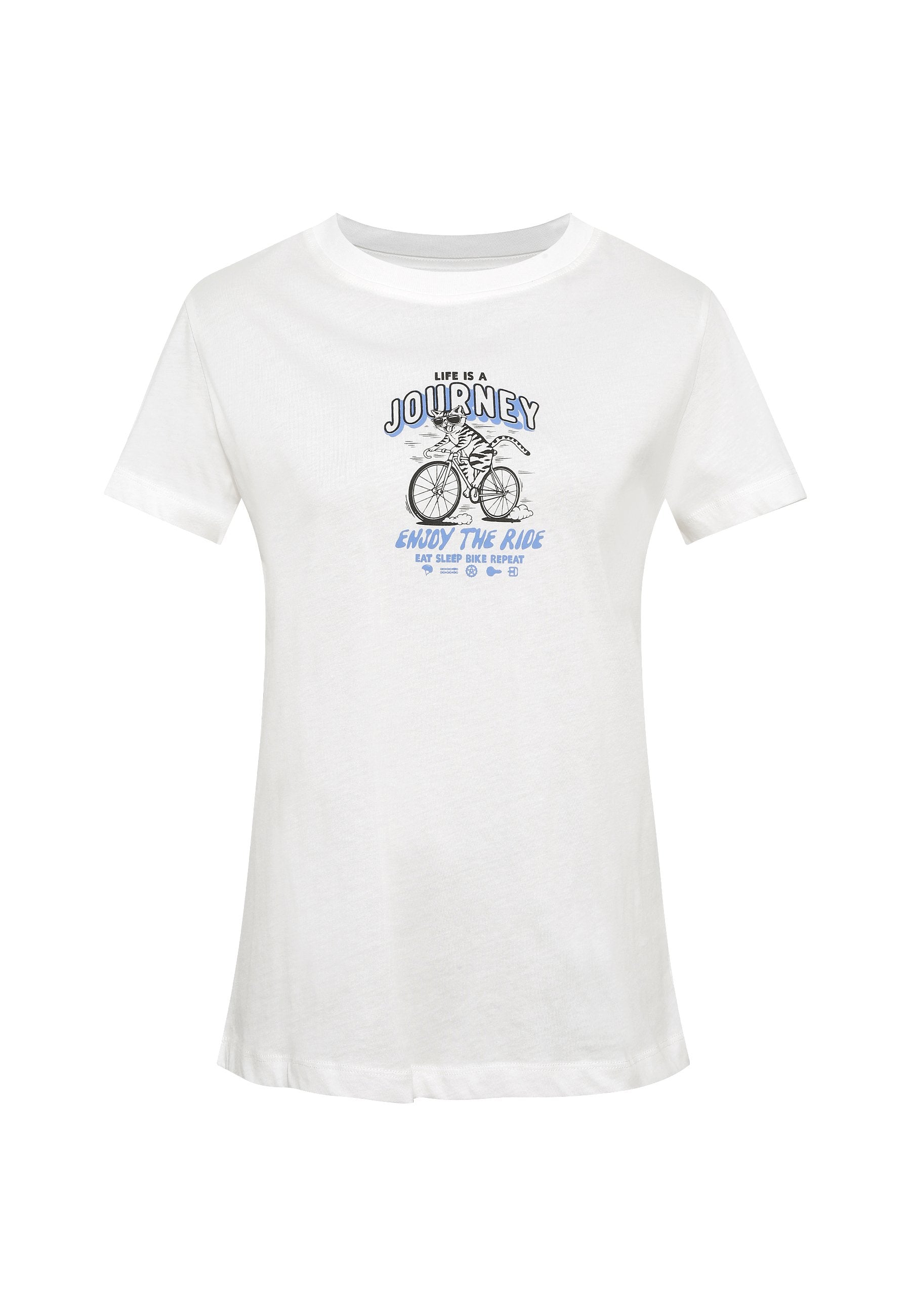 Cat Journey Tee (Antique White)