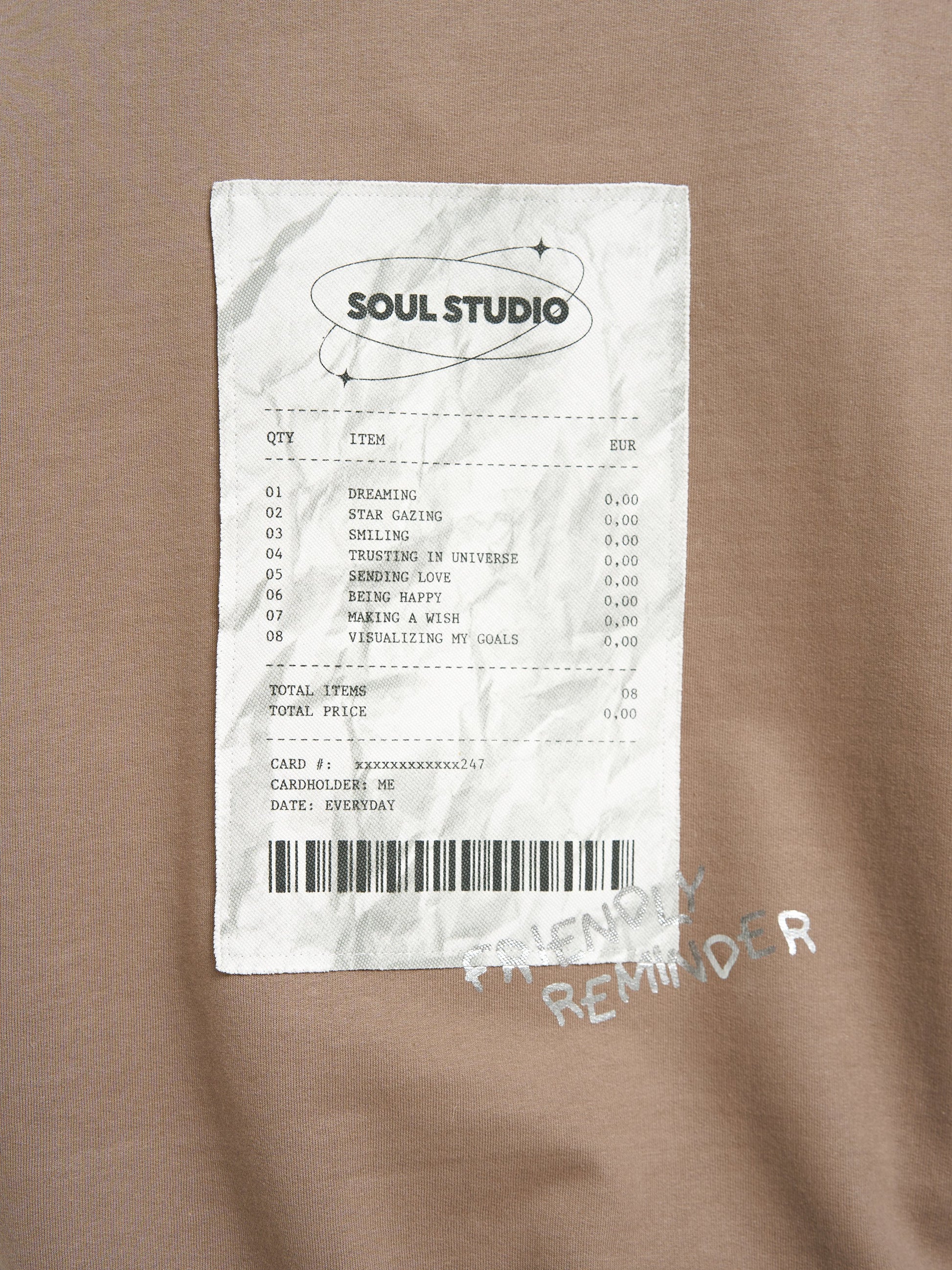 Oversize Sweatshirt Backpatch (Taupe)