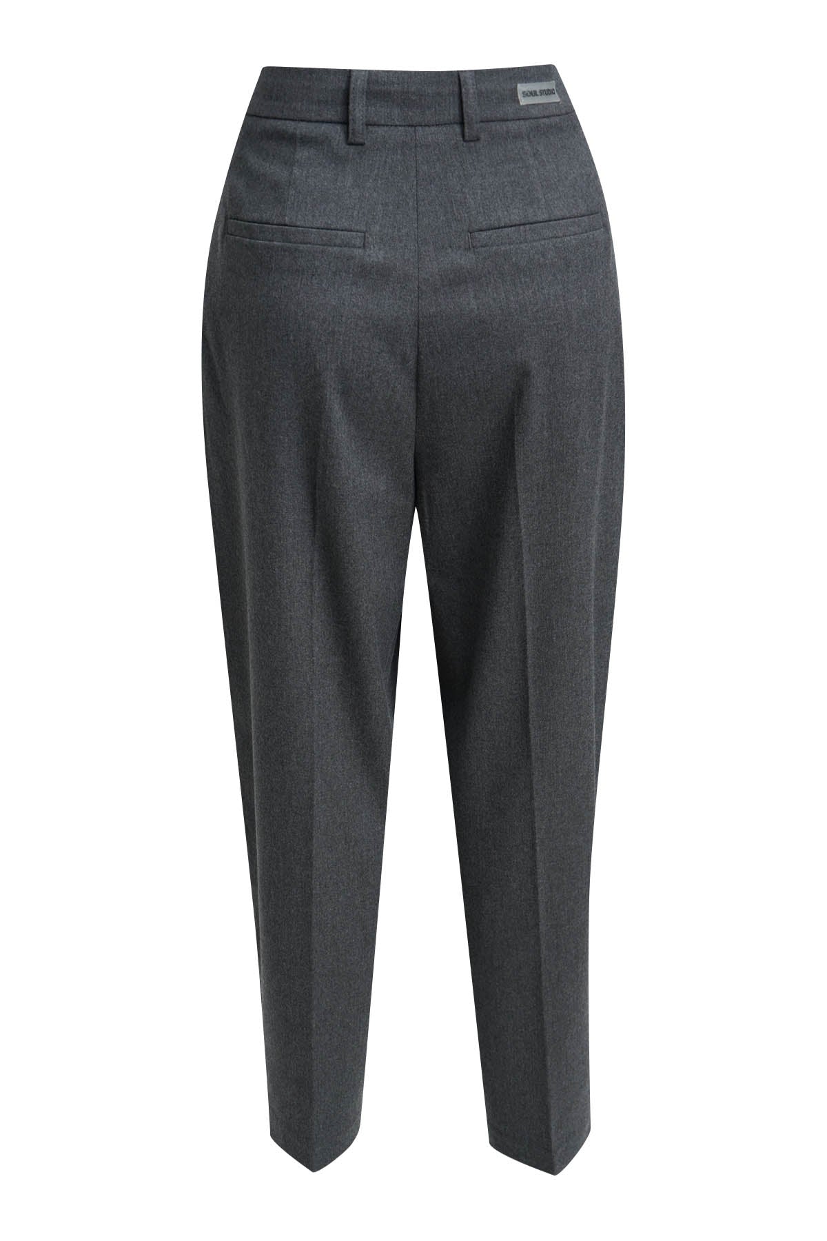 Straight Leg Pants (Anthracite Melan)