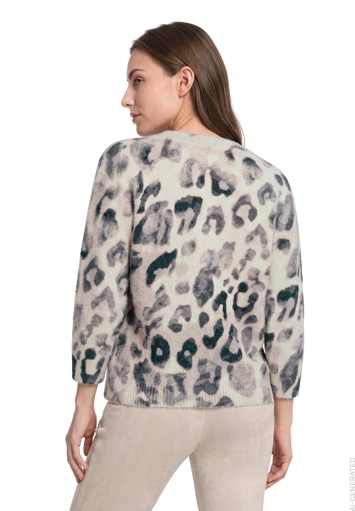 Strickpullover (Grey/beige)