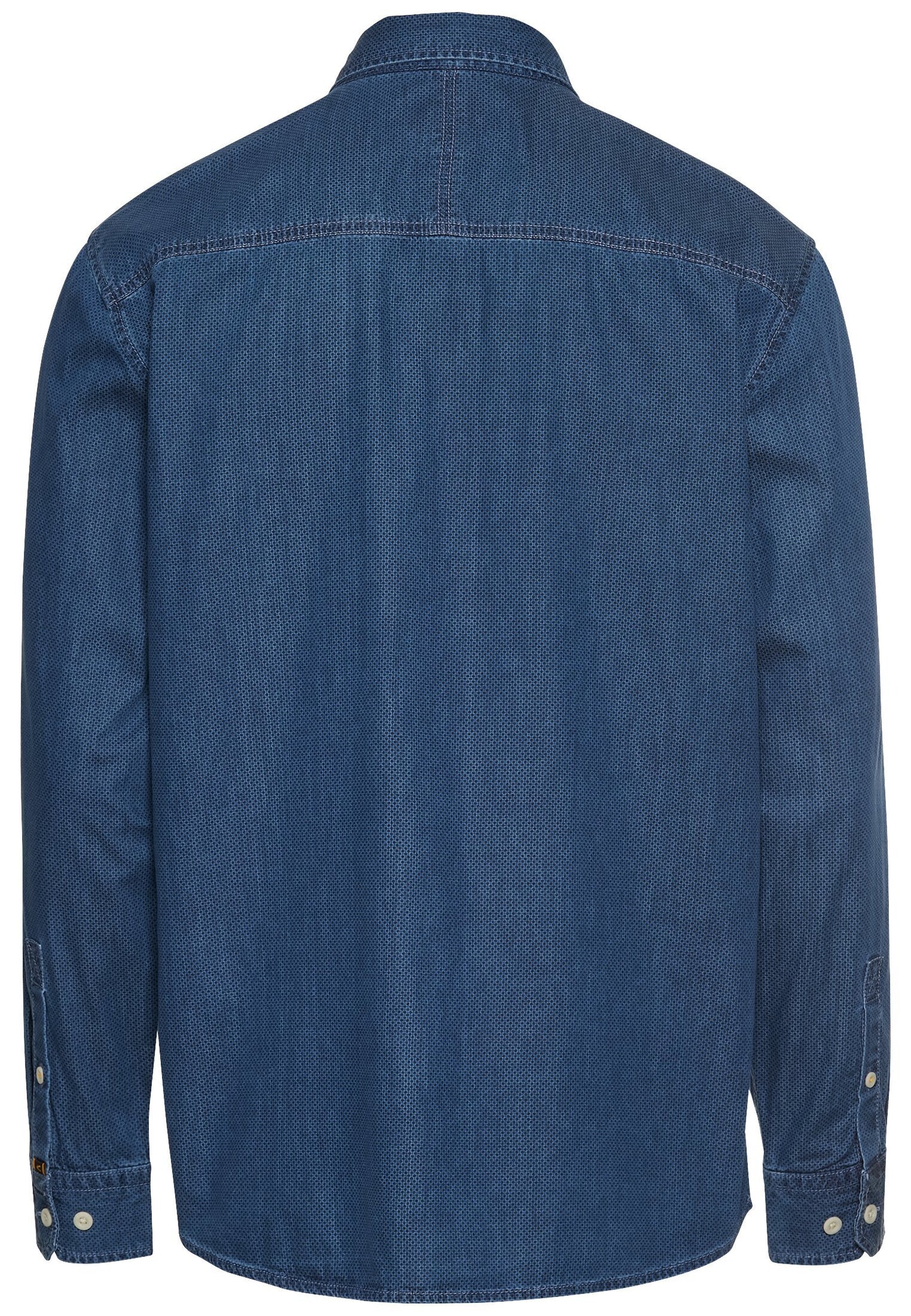 Langarm Hemd mit Allover-Print (Dark Navy)