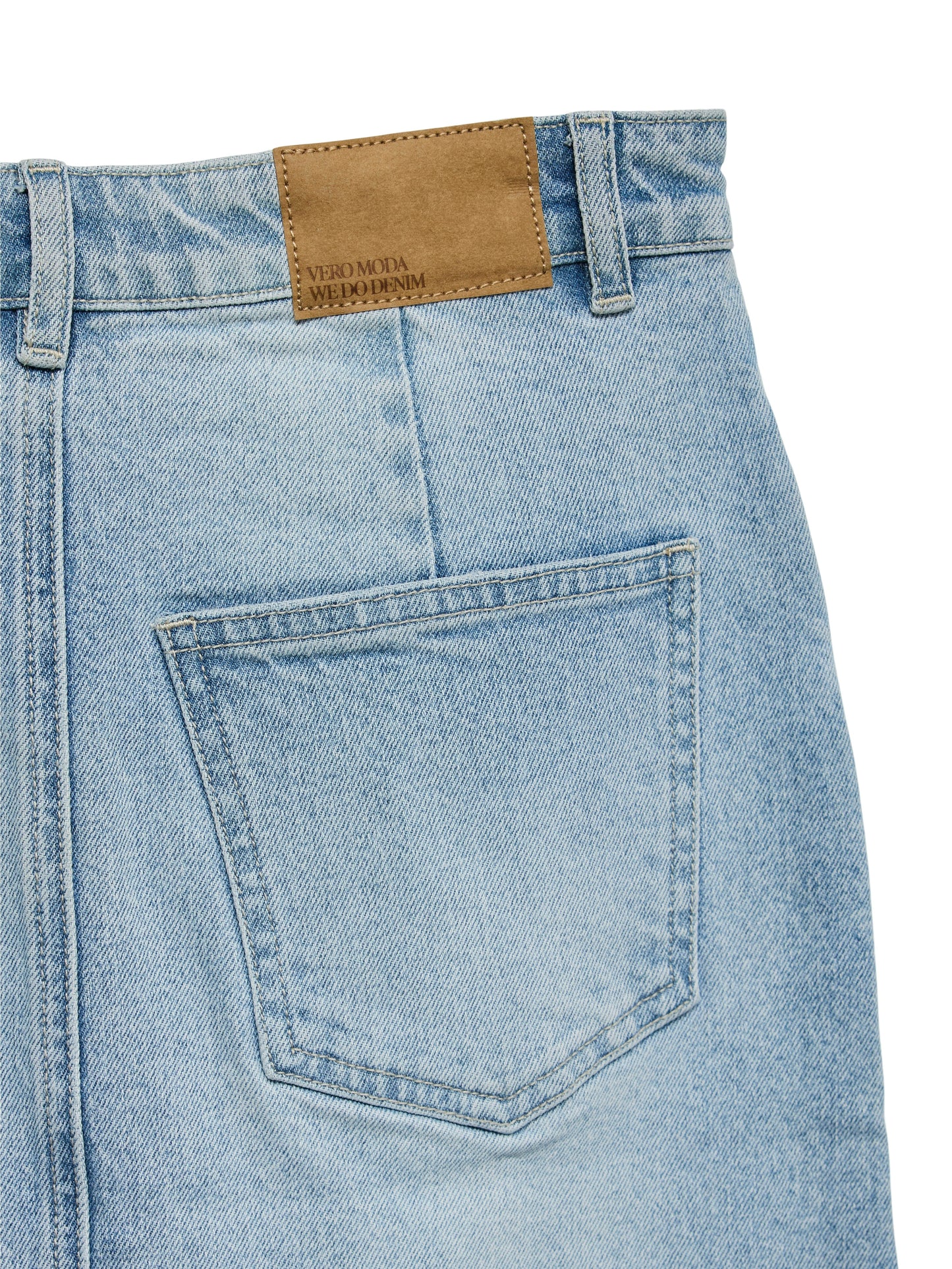 Vmveri Hr Calf Denim Skirt Ga Mix Noos (Light Blue De)
