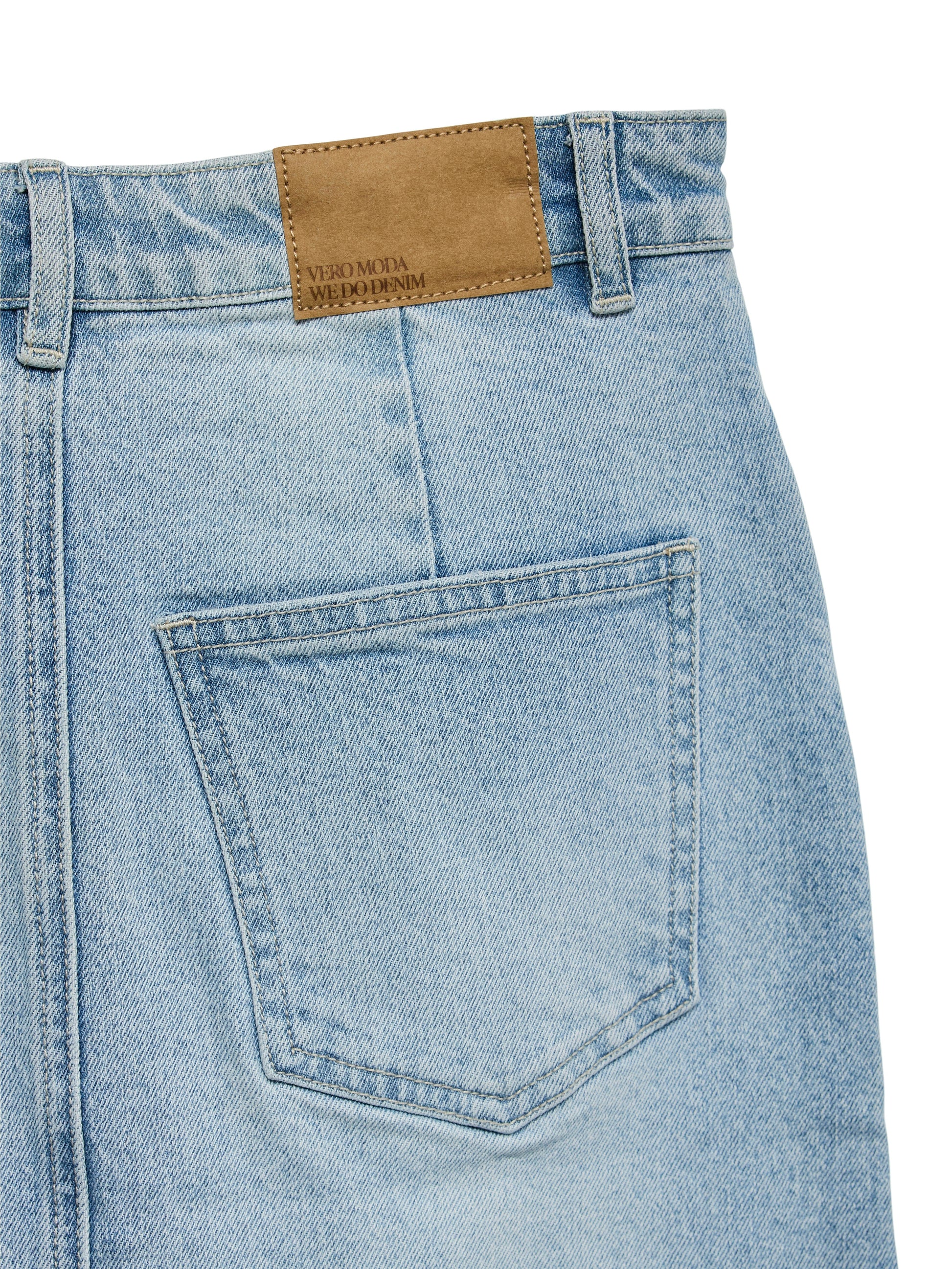 Vmveri Hr Calf Denim Skirt Ga Mix Noos (Light Blue De)