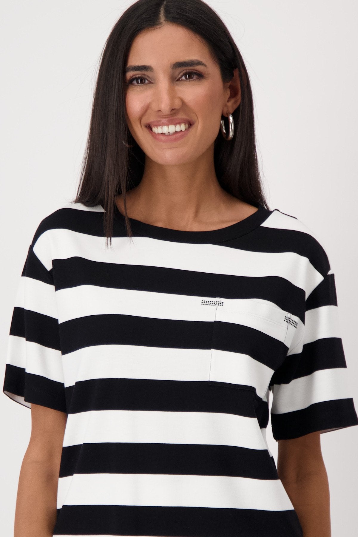 T-Shirt (Schwarz Ringel)