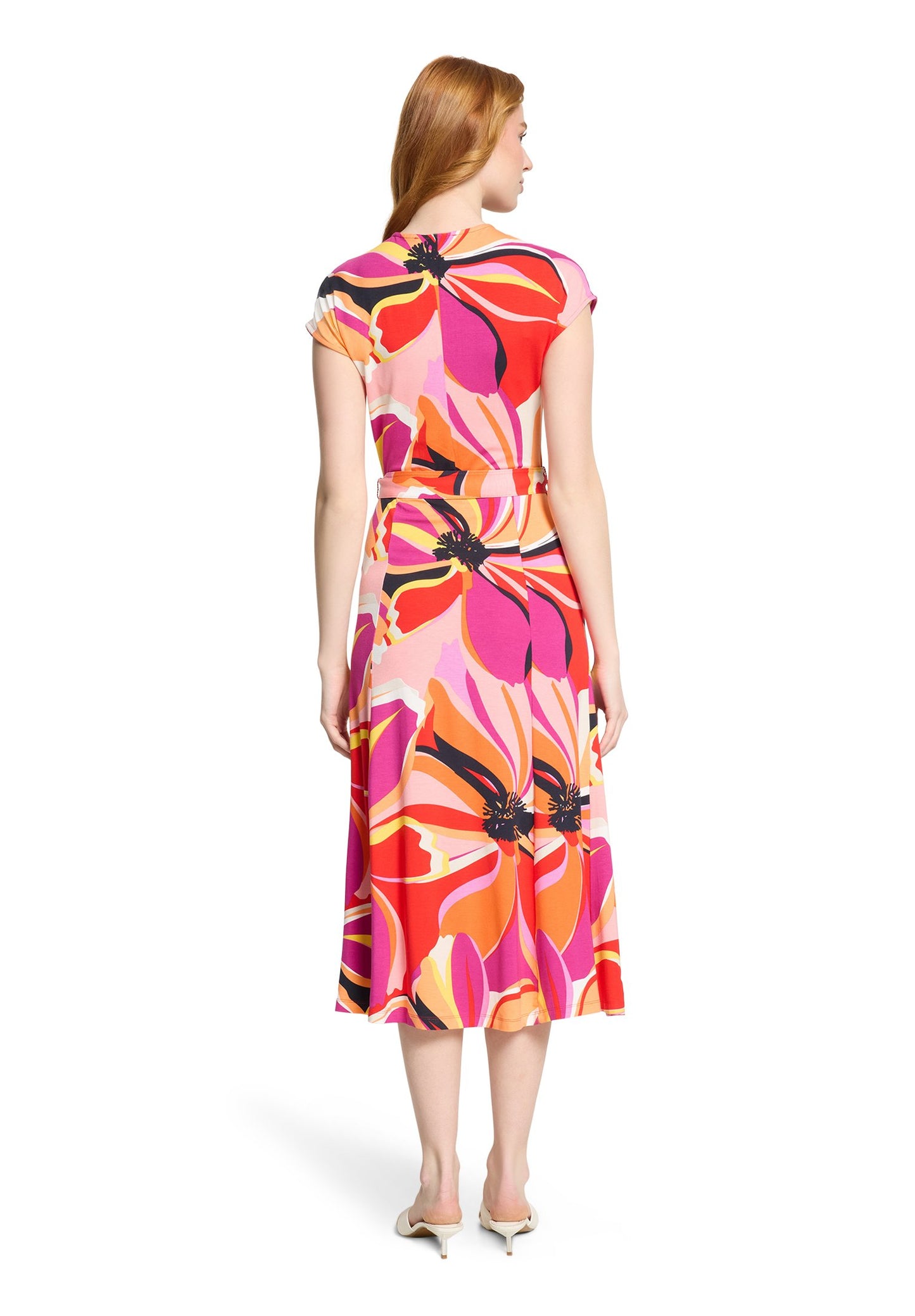 Jerseykleid (Red/pink)