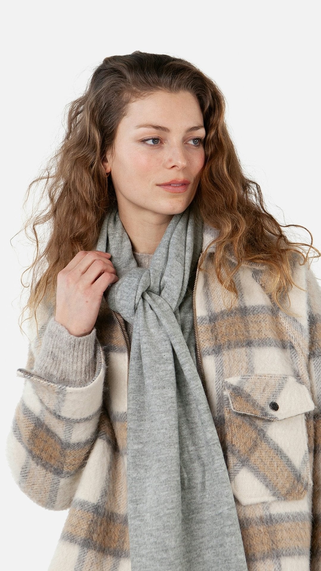 Witzia Scarf (Grey Heather Grey)