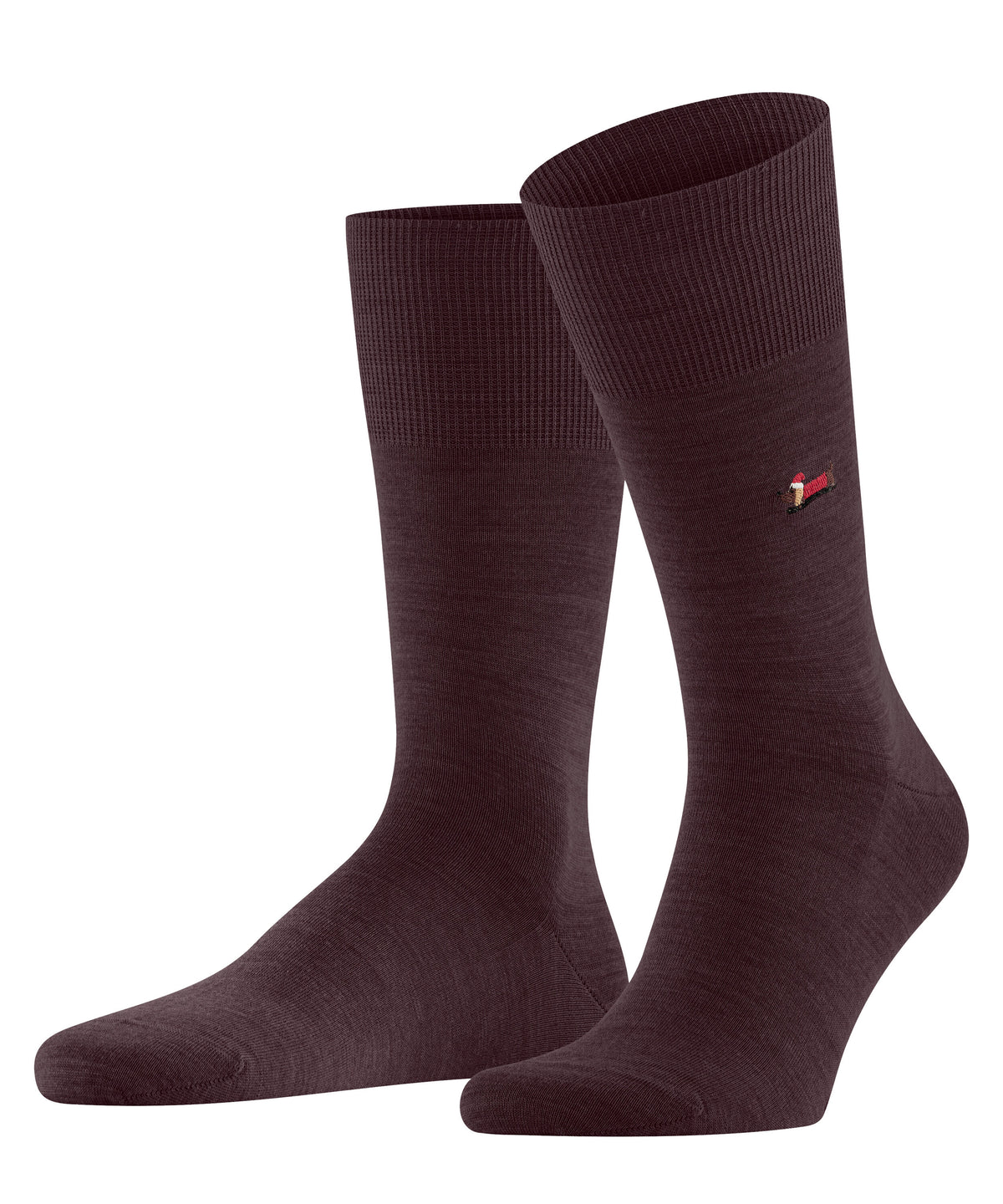 FALKE Airport X-Mas Dachshund Herren (Barolo)