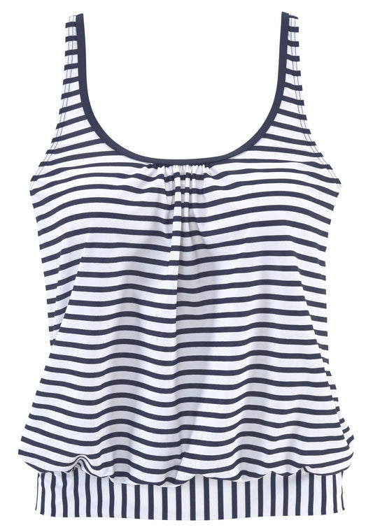Venice Beach LM exkl. Sport Oversize-Tankini-Top (White-navy-s)