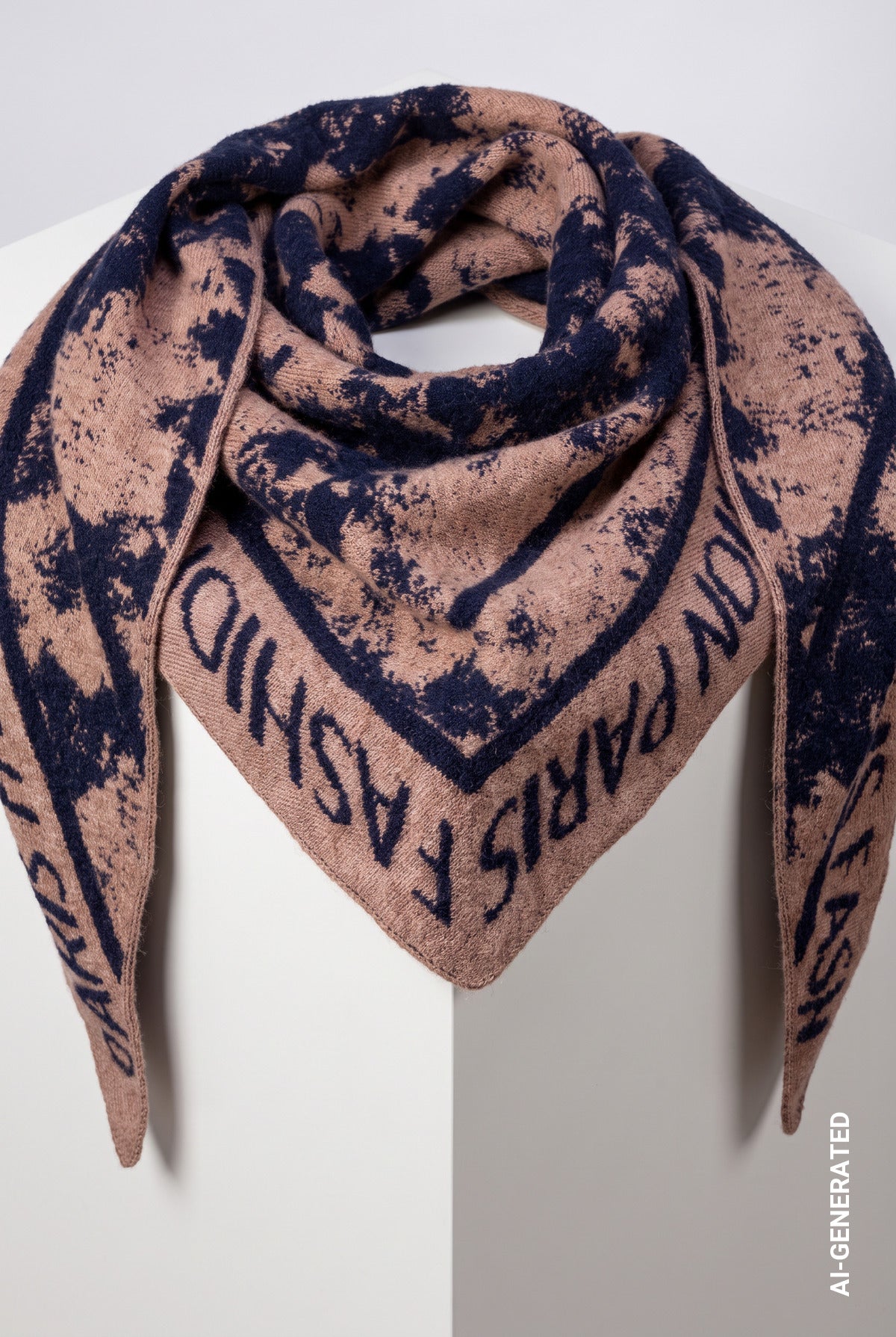 Schal mit Jacquard-Muster (Tiramisu Gemuste)