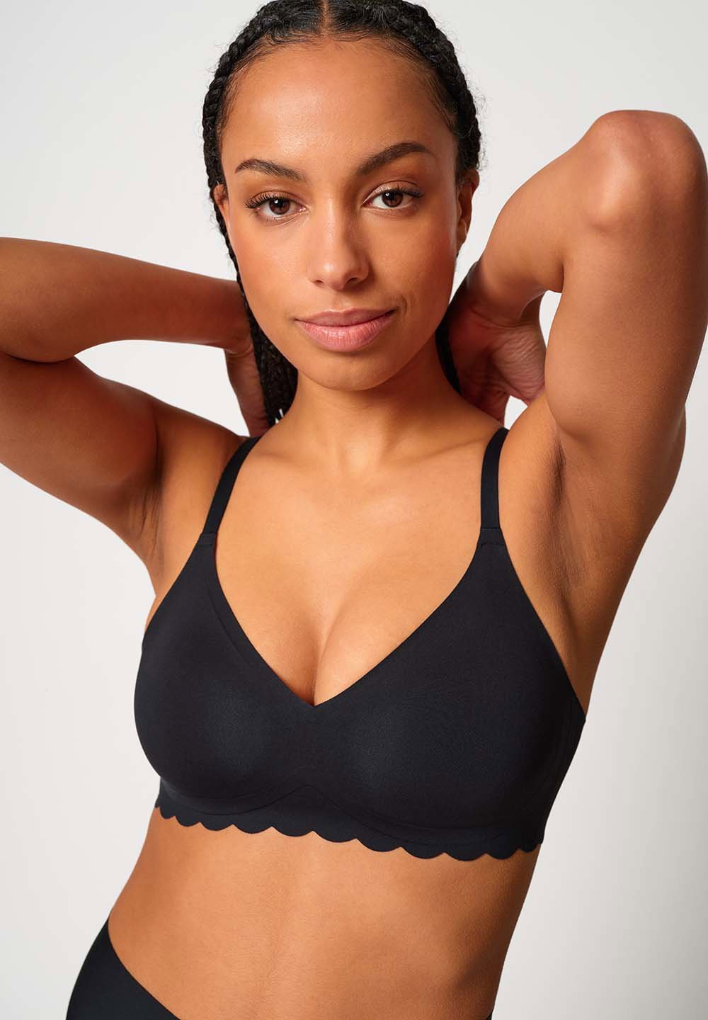 Skiny Damen Triangel BH herausn. Pads Sensation (Black)