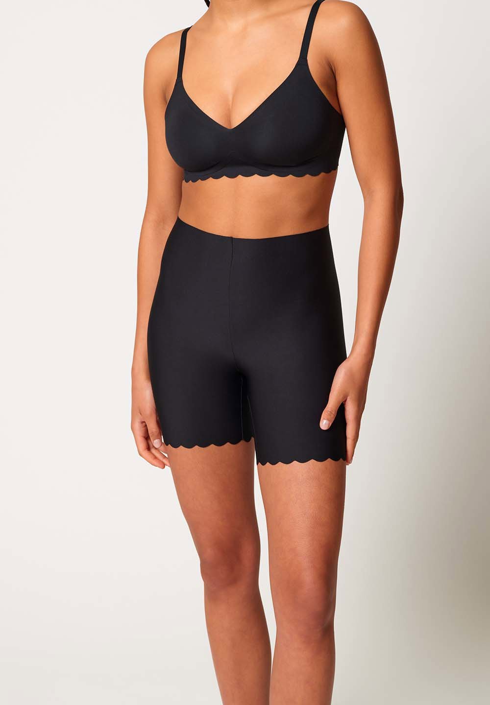 Skiny Damen Hose kurz Sensation (Black)