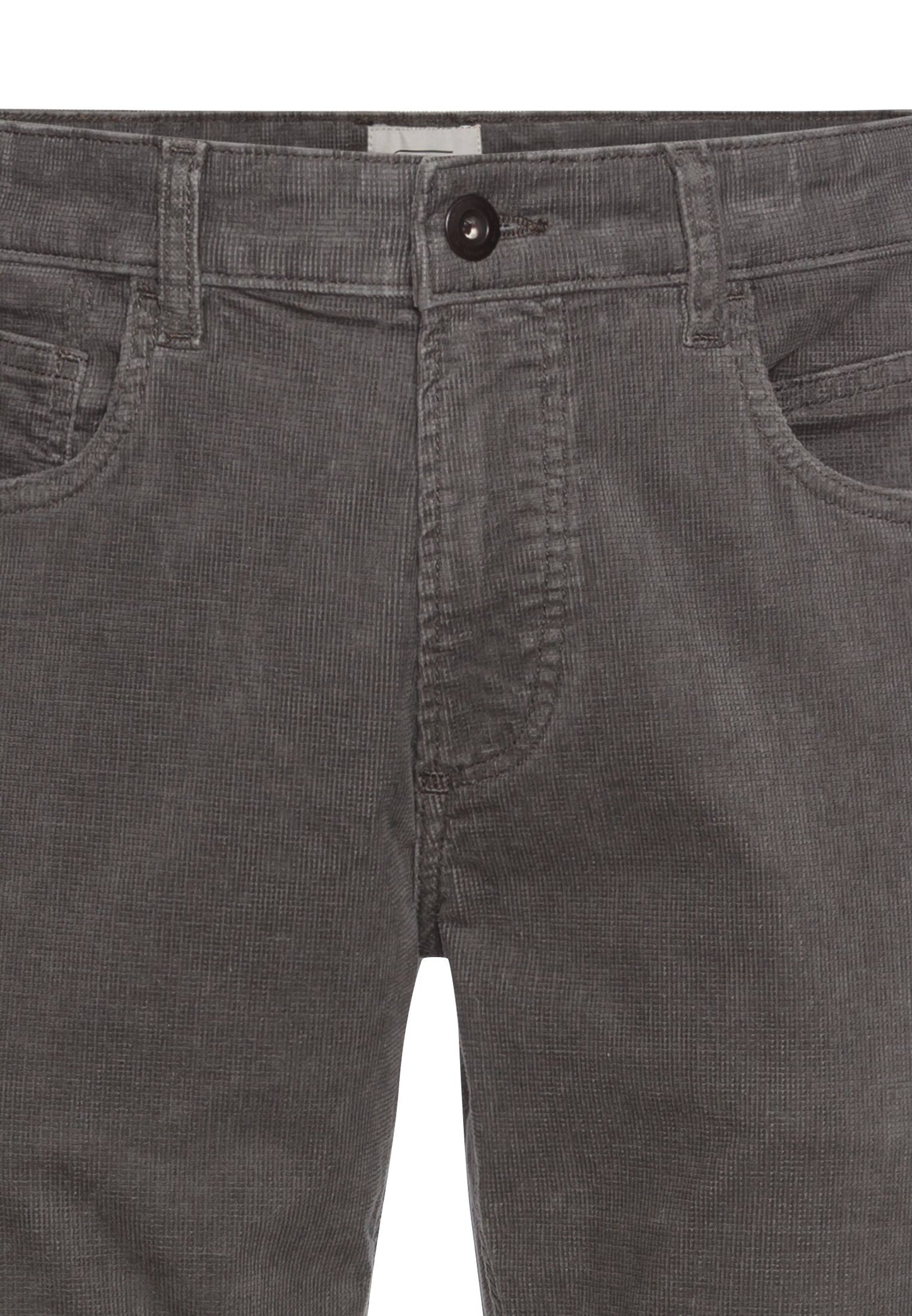 Regular Fit 5-Pocket Cordhose (Rock Grey)