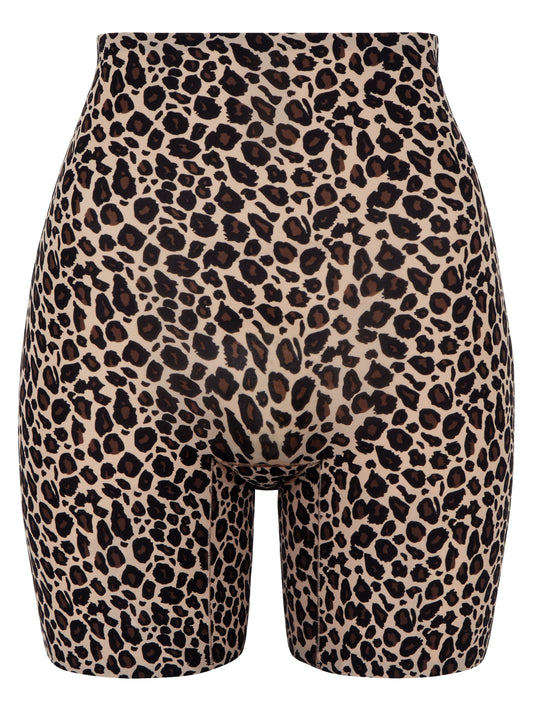 SOFTSTRETCH Radlerhose, lang (0oz Leopard Print)