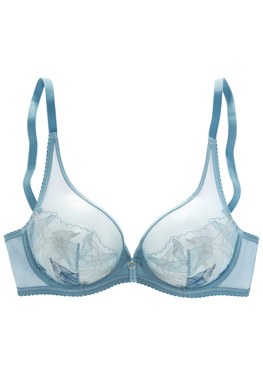 LASCANA Wire bra (Blue-multi)