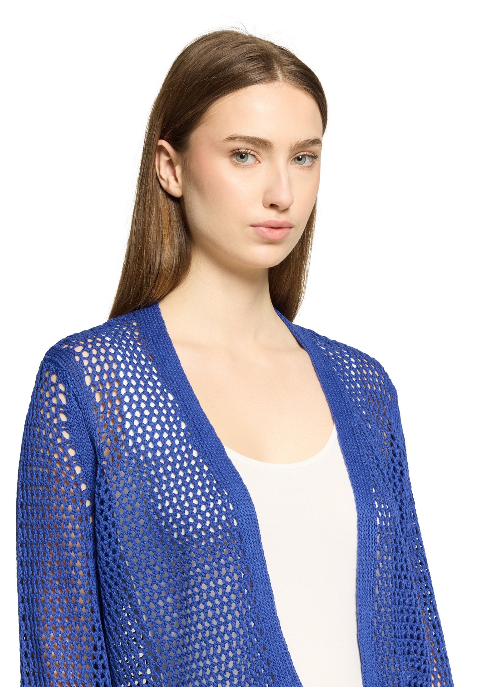 Grobstrickjacke (Electric Blue)