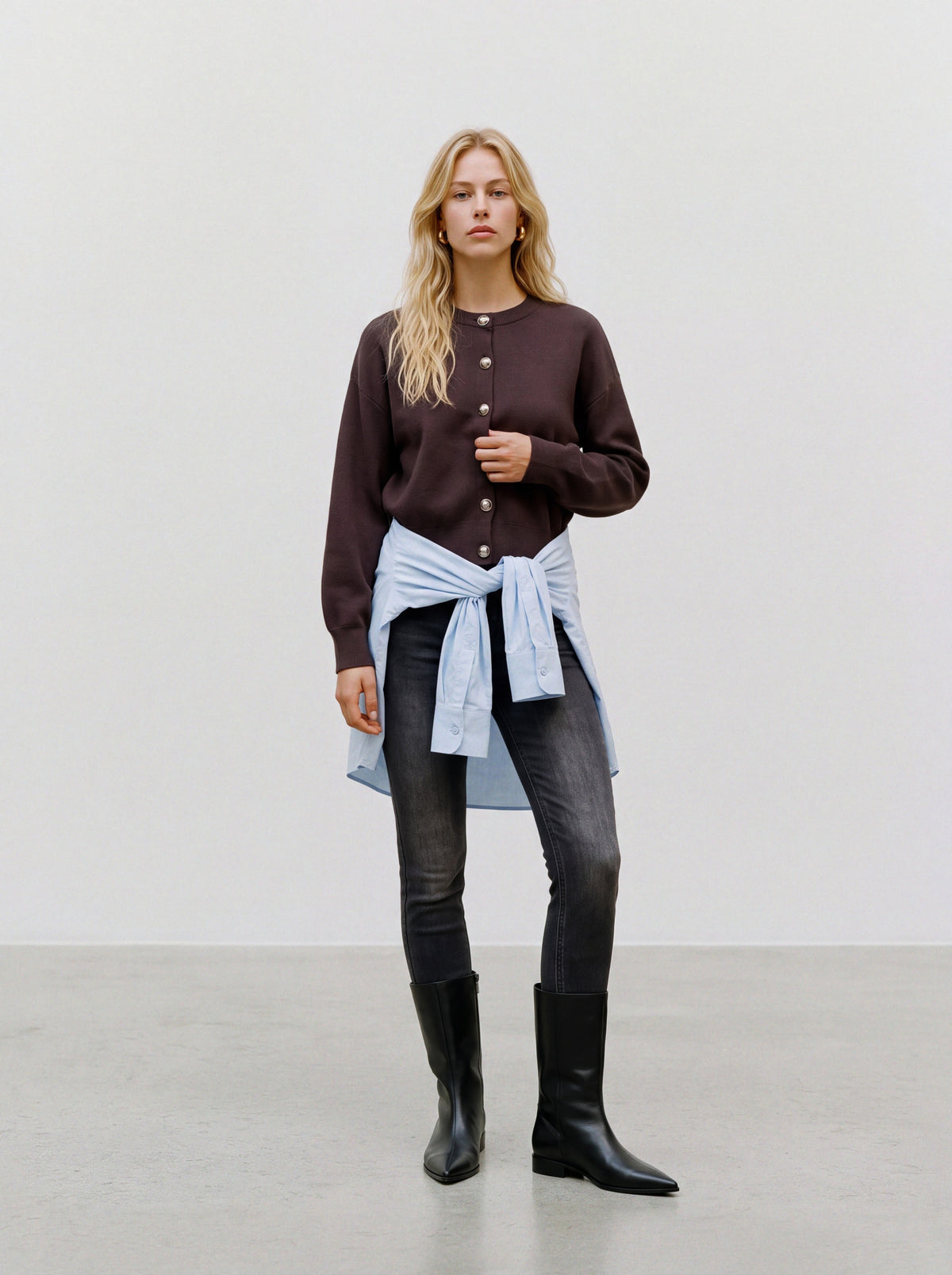 Vmnoella Ls O-neck Cardigan Boo (Chocolate Tor)