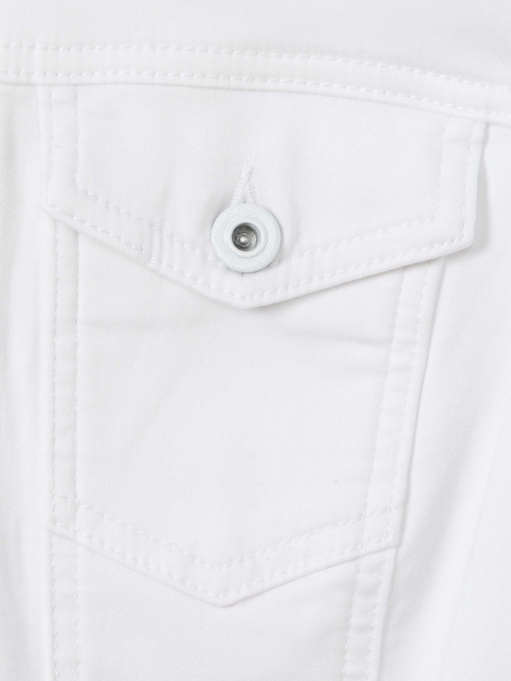 Jacke Kragen 1/1 Arm Knöpfe (White)