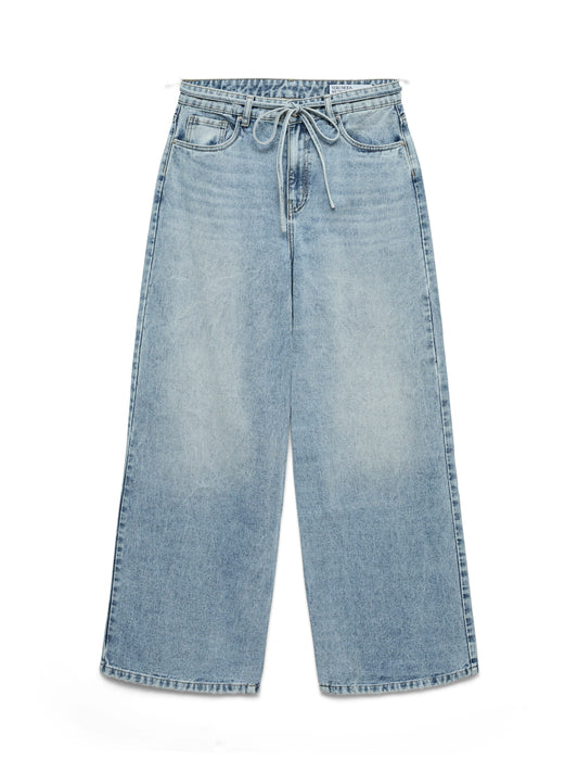 Vmwien Mr Wide Belt Jeans Si338 Noos (Light Blue De)