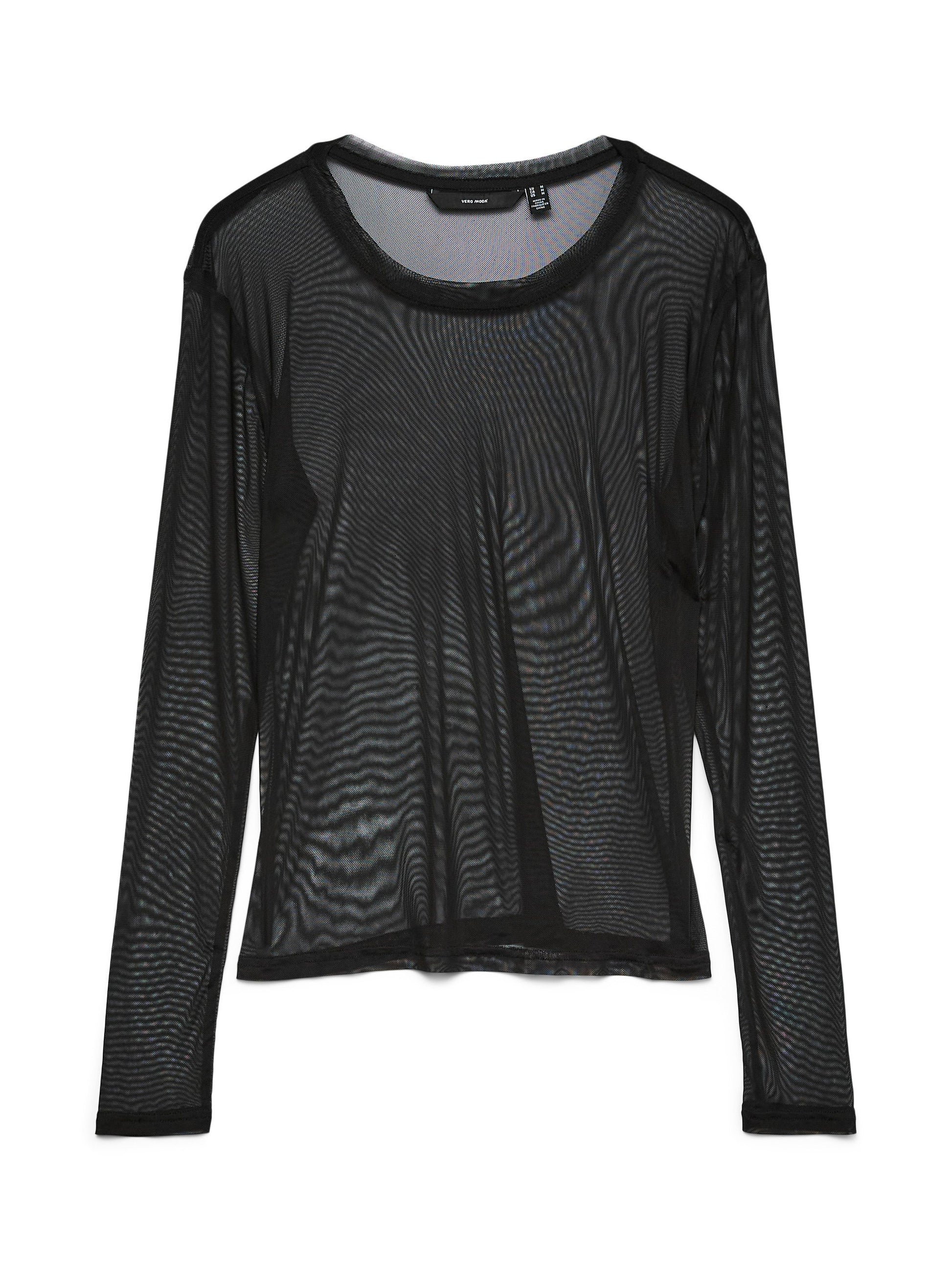 Vmlova Ls Mesh Top Jrs Noos (Black)
