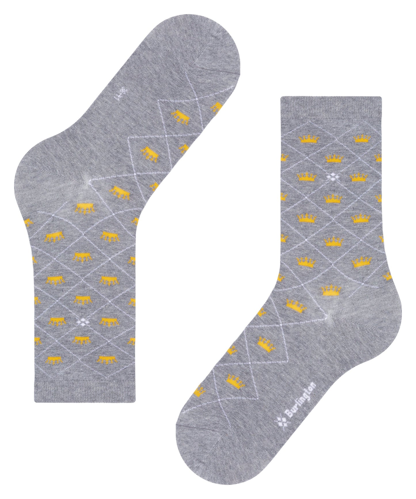 Burlington Crown Damen Socken (Light Grey)