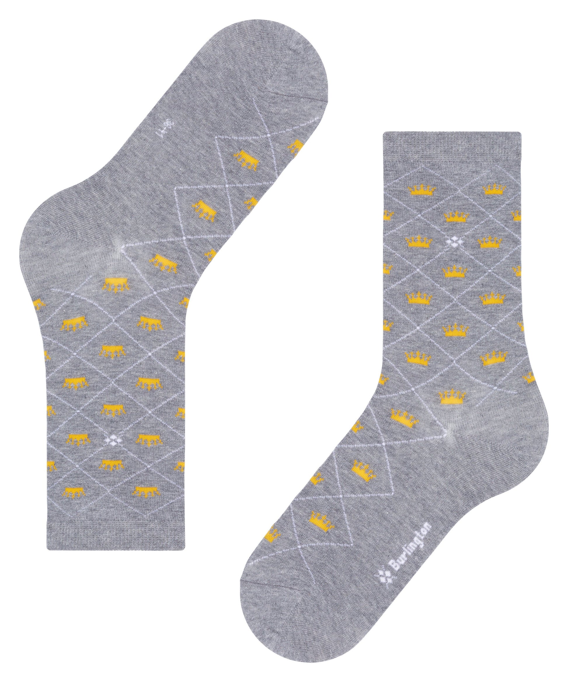 Burlington Crown Damen Socken (Light Grey)