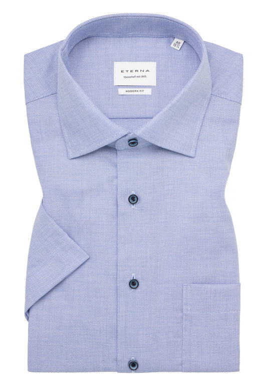 Hemd Twill Kurzarm (Dunkelblau)
