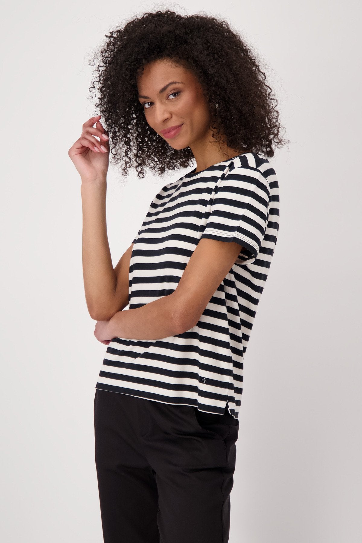 T-Shirt (Schwarz Ringel)