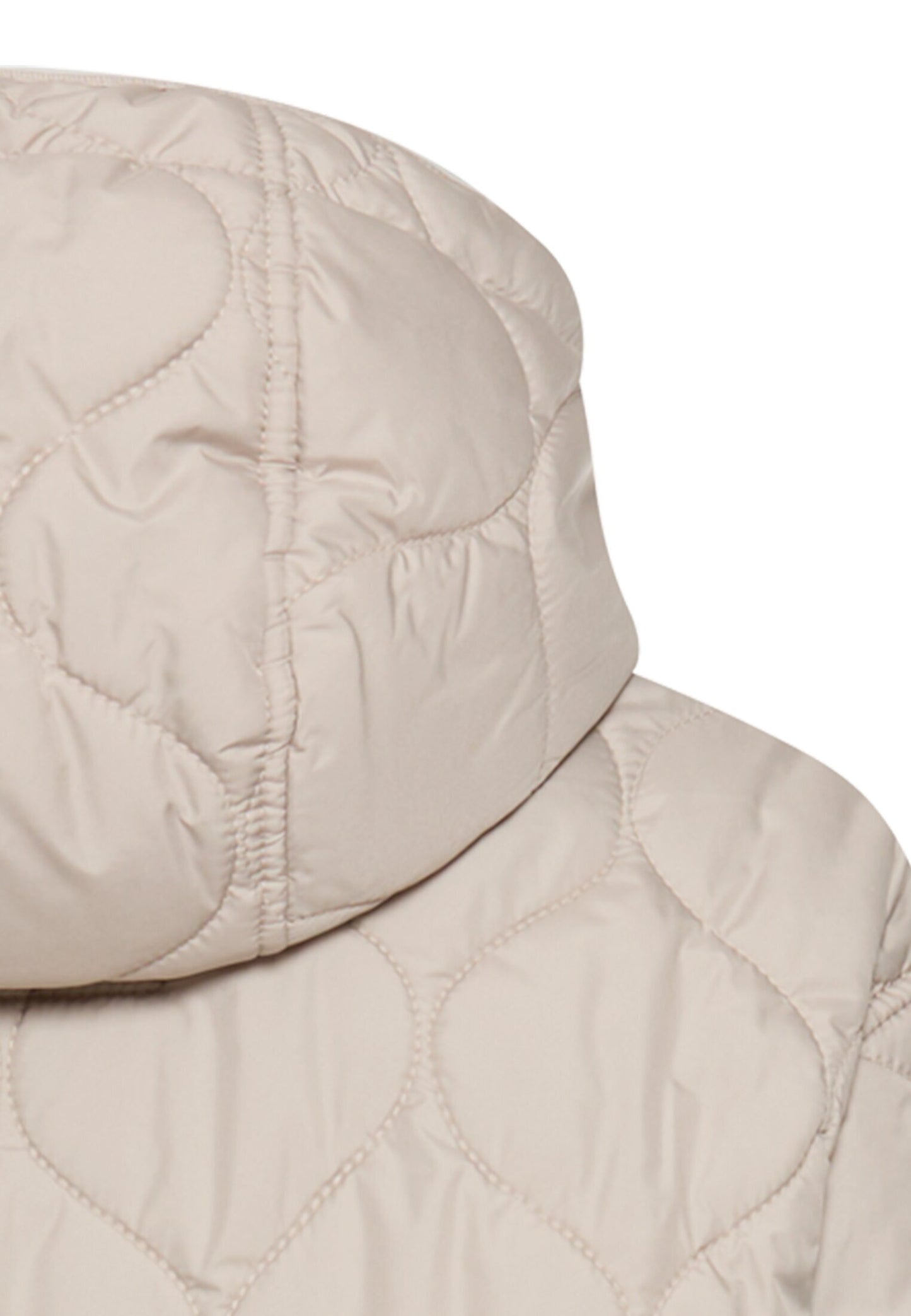 Wasserabweisende Oversized-Jacke mit 2-Wege Reißverschluss (Stone)