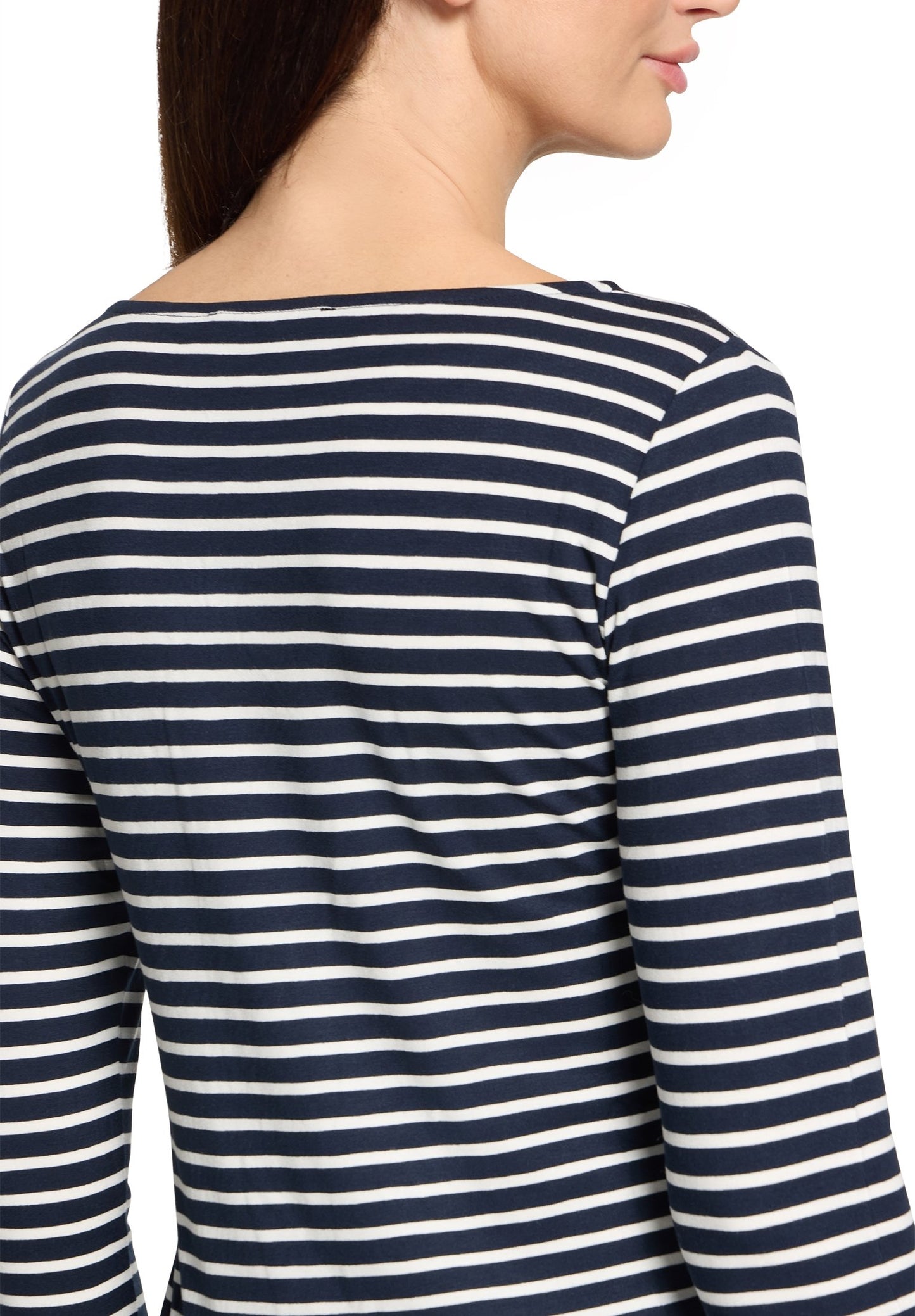 Basic Shirt (Dark Blue/cream)