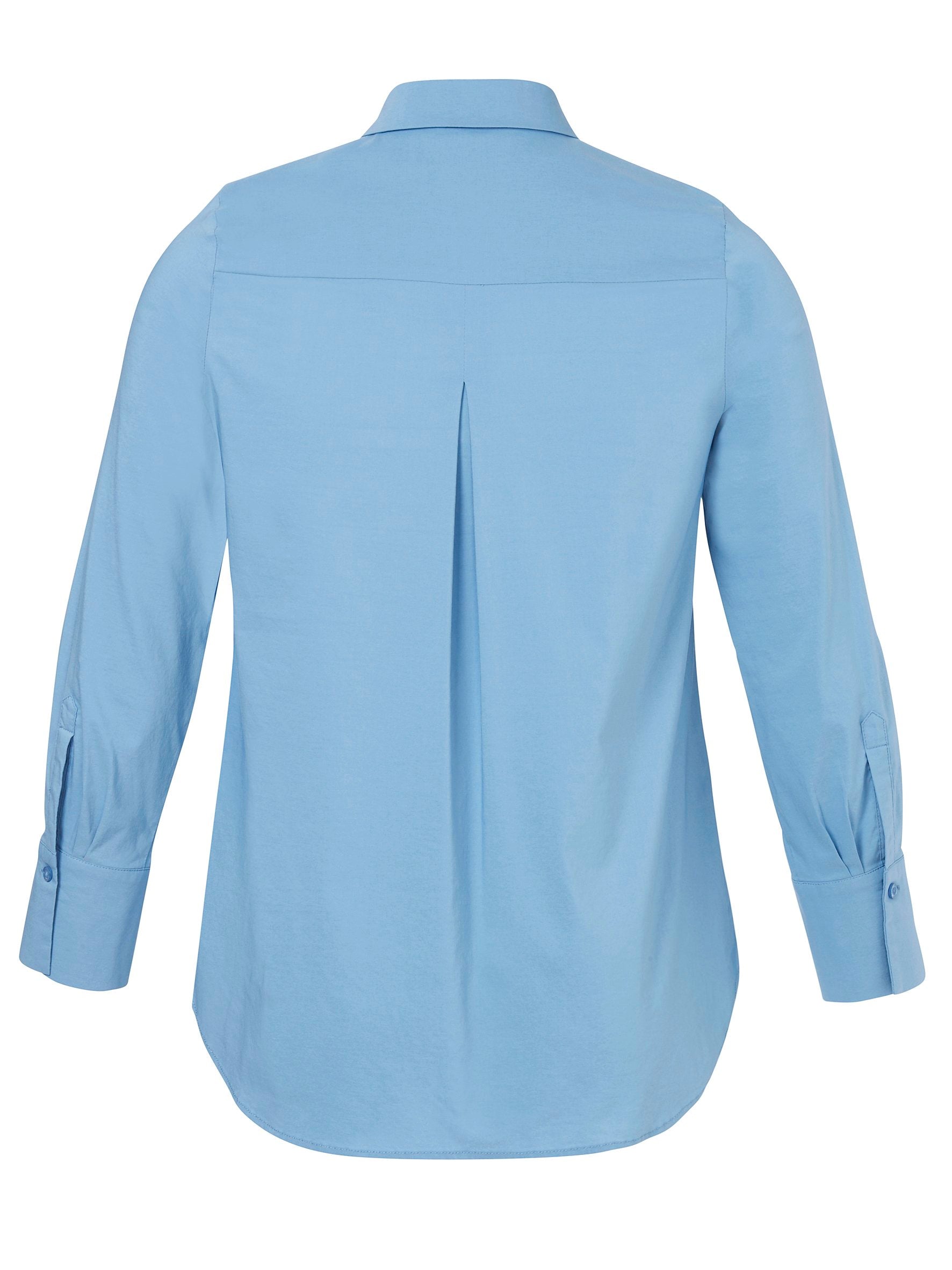 Bluse Hemdkragen 1/1 Arm (Blue Shadow)