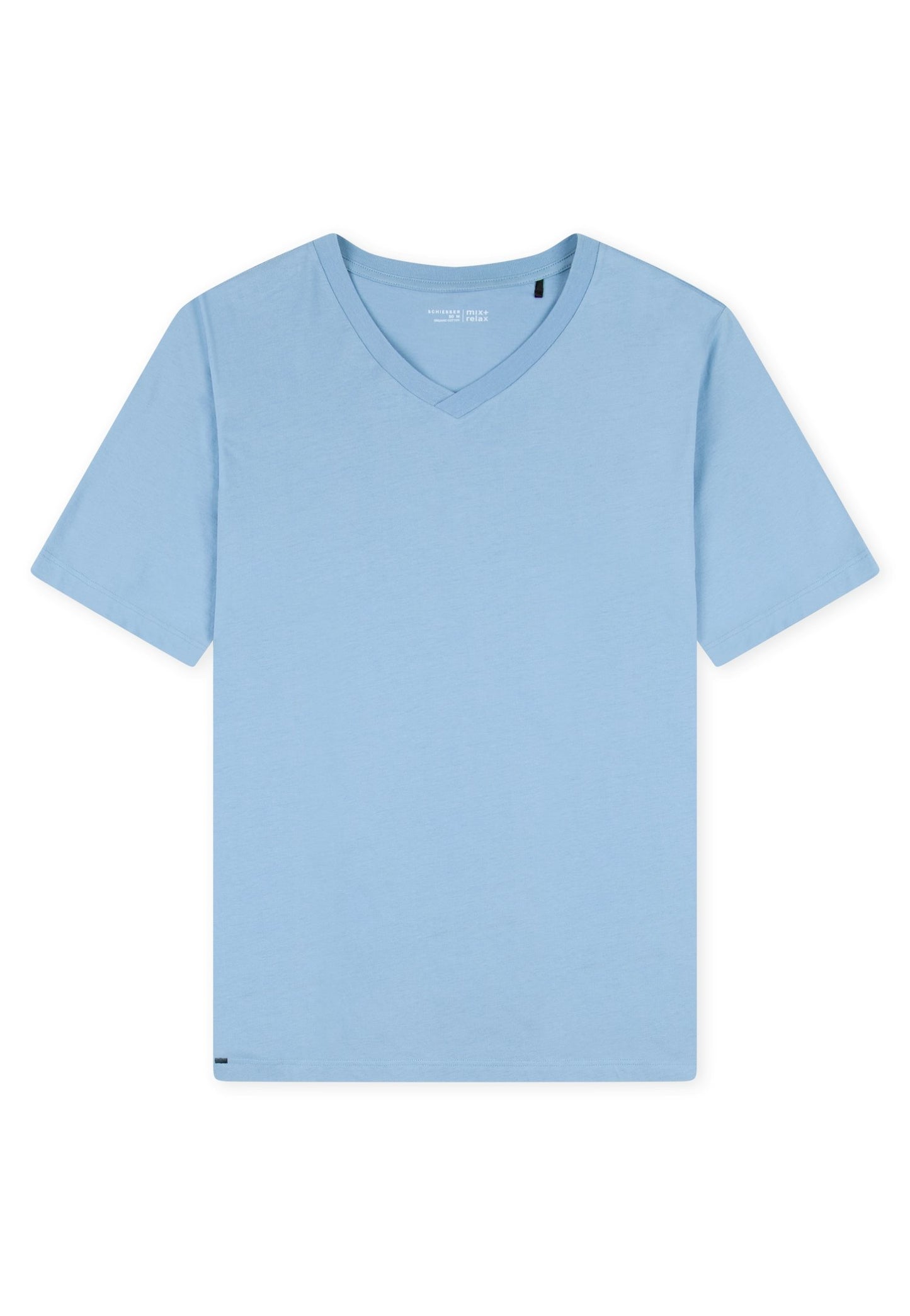 T-Shirt V-Ausschnitt (Pacific Blue)