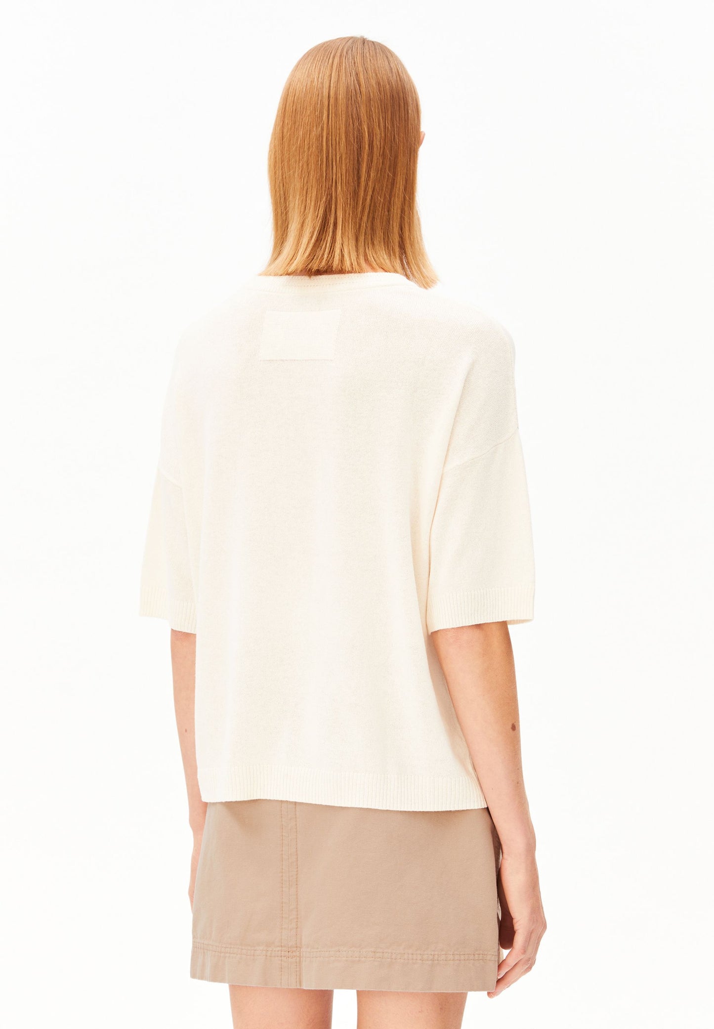 S Sl Linen Blend Knit Sweater (Undyed)