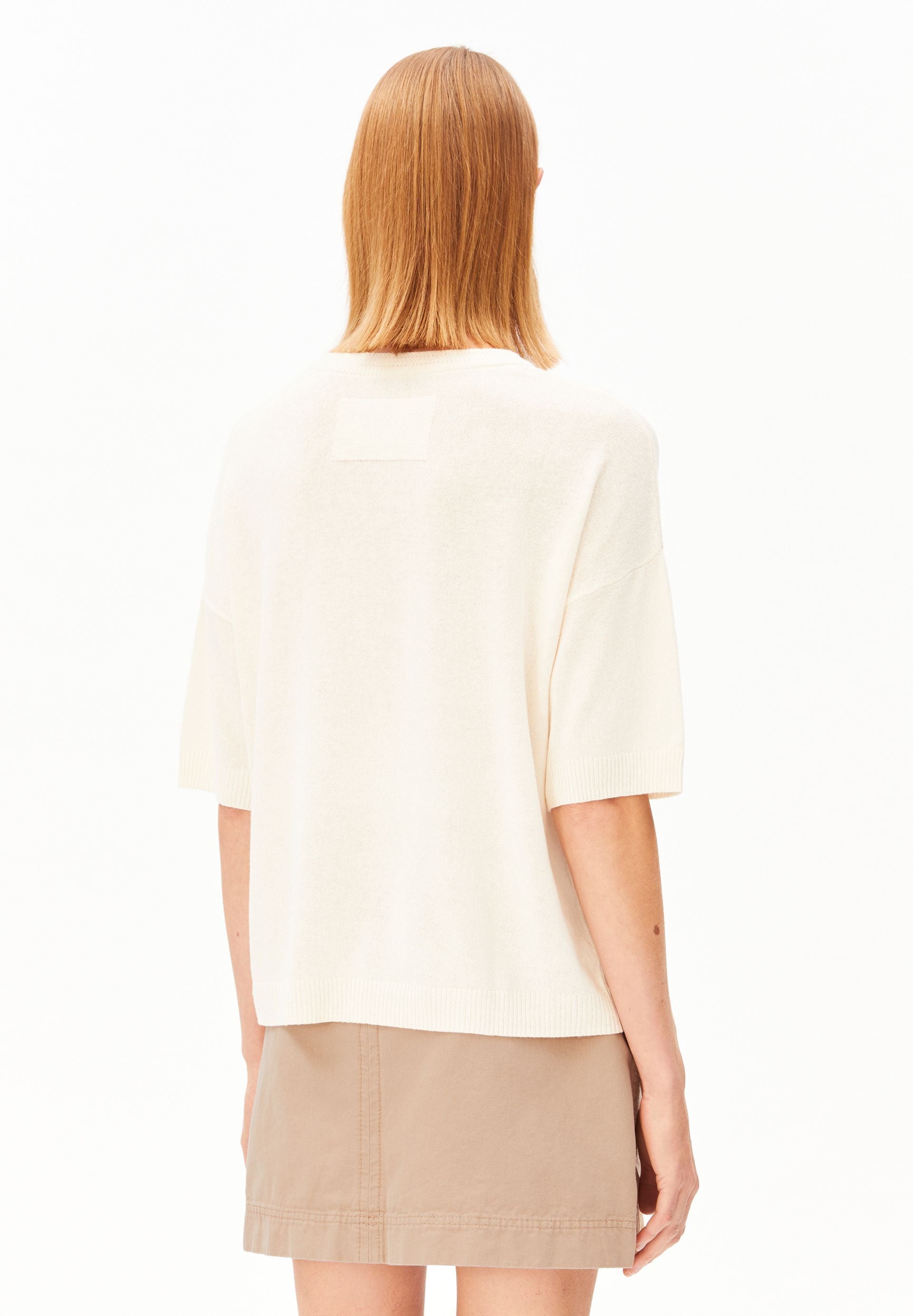 S Sl Linen Blend Knit Sweater (Undyed)