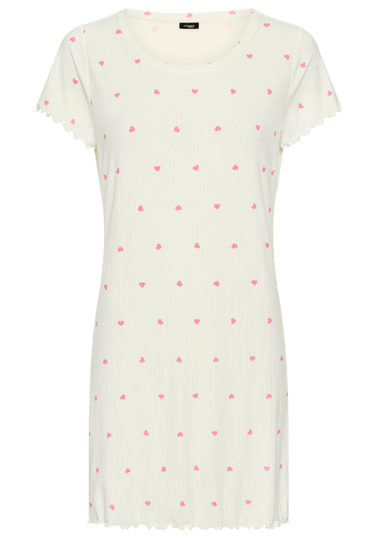 Vivance Dreams VD Rib Bigshirt (Off-white)