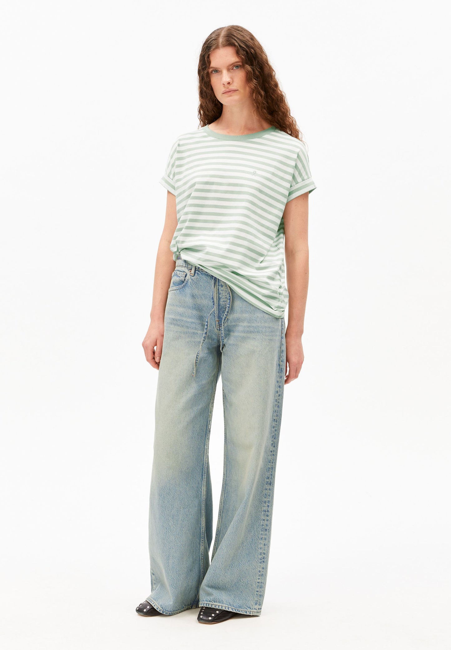 Idaara Stripe T-shirt (White-foam)