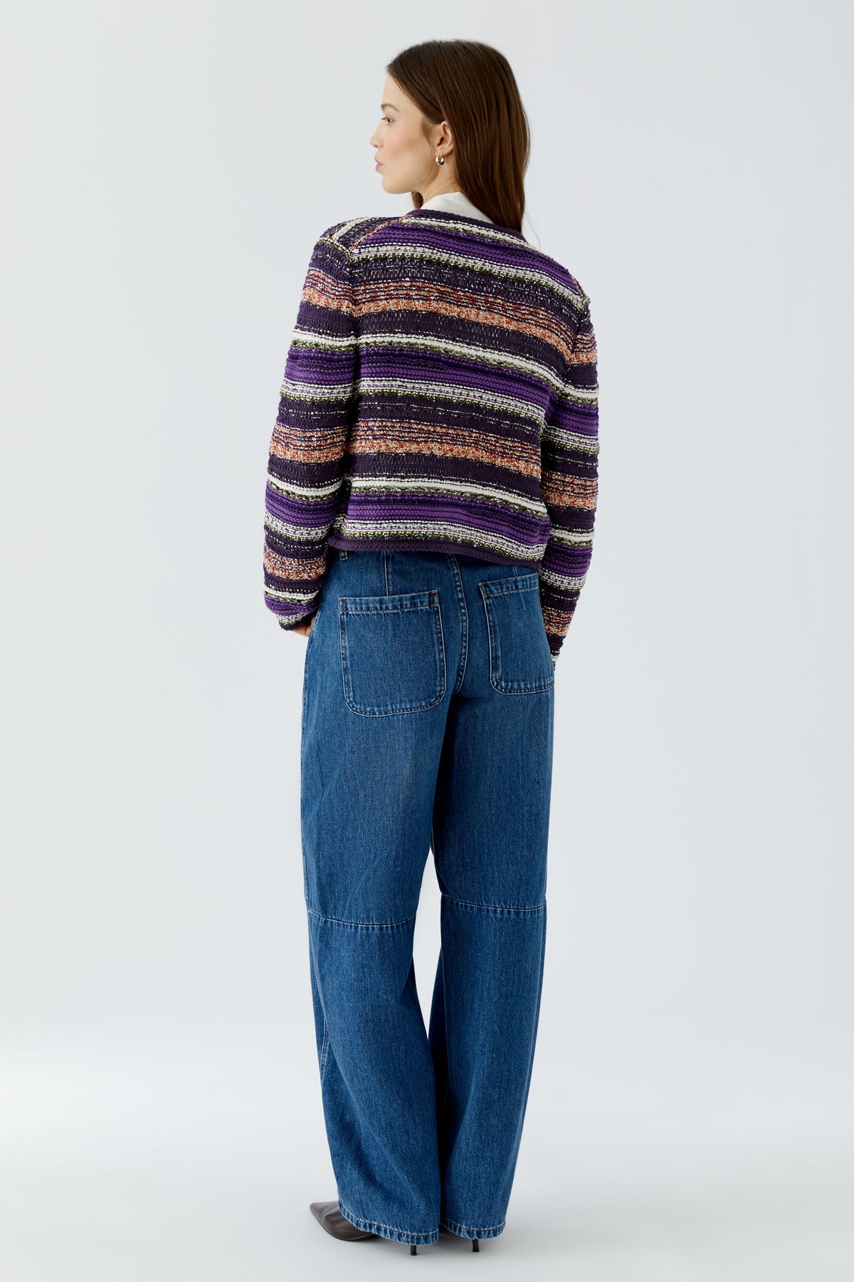 Strickjacke (Dk Violett Oran)
